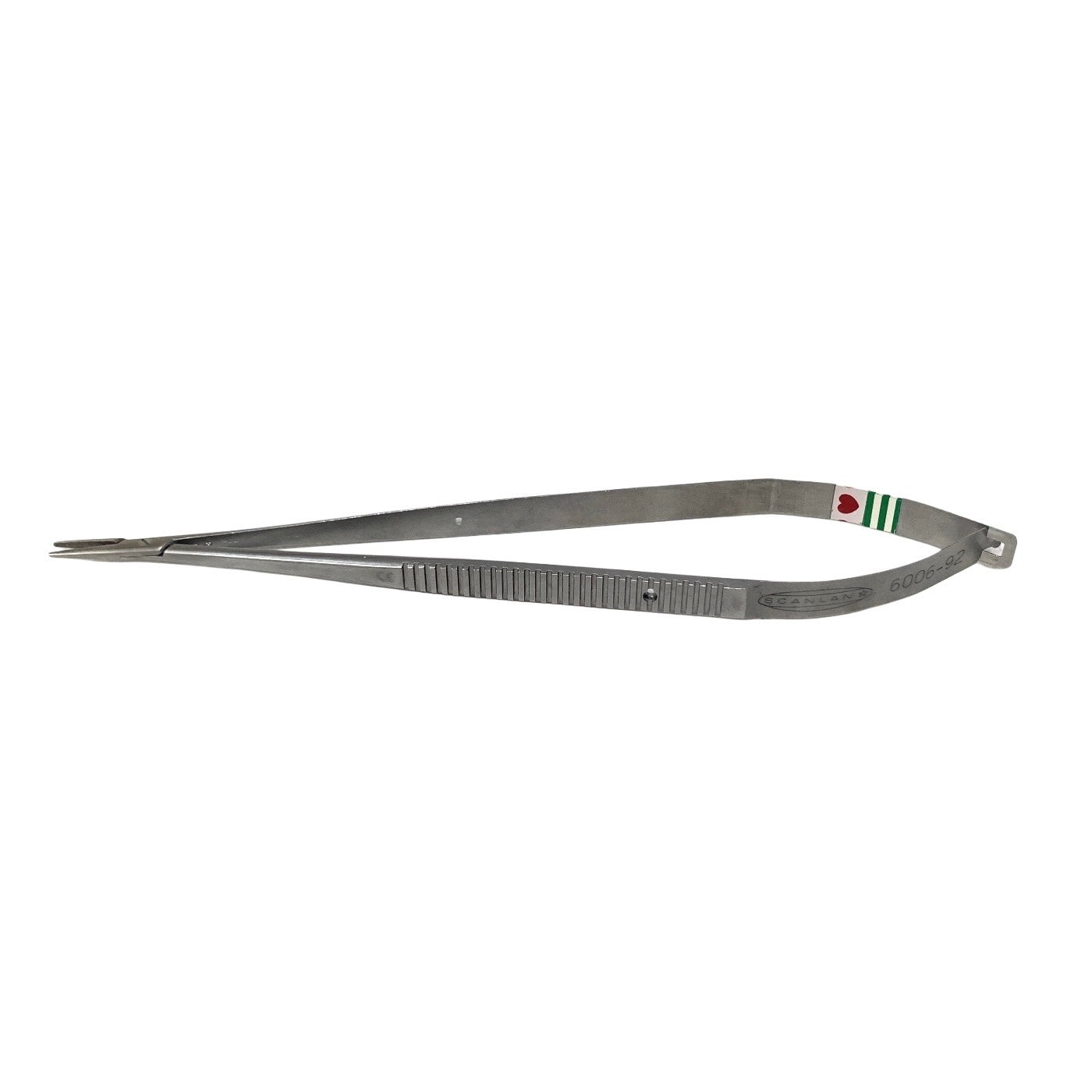 Scanlan 6006-92 Jacobson Micro Needle Holder Straight 7 1/4" Surgical Instrument