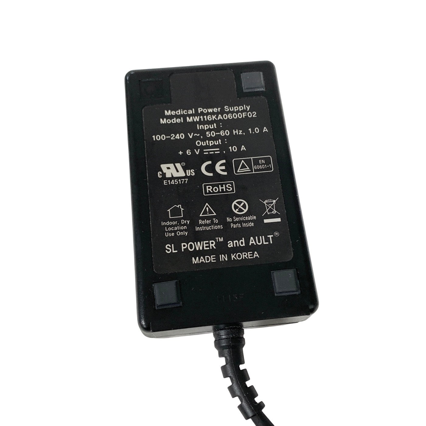 NDS REF MW116KA0600F02, MEDICAL POWER SUPPLY