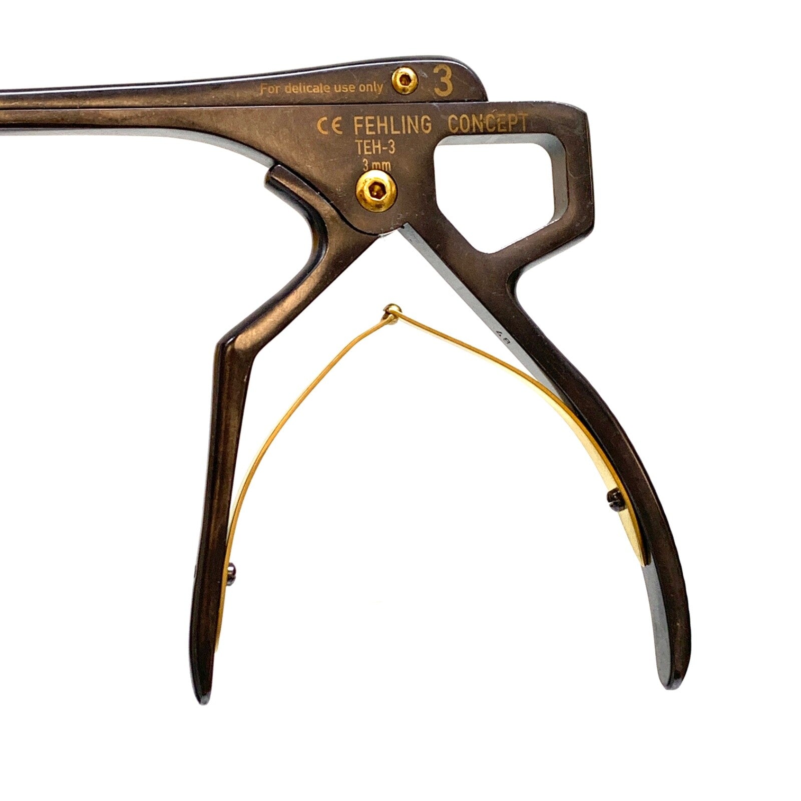 Fehling REF TEH-3,TEH-4,TEH-5, 3,4,5mm Concept Classic Kerrison Punch, Flat Foot