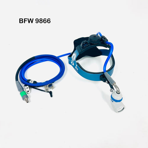 BFW 9866 FIBER OPTIC HEADLIGHT W/ AtoN Cobra Coil Fiber Optic Cable 10'