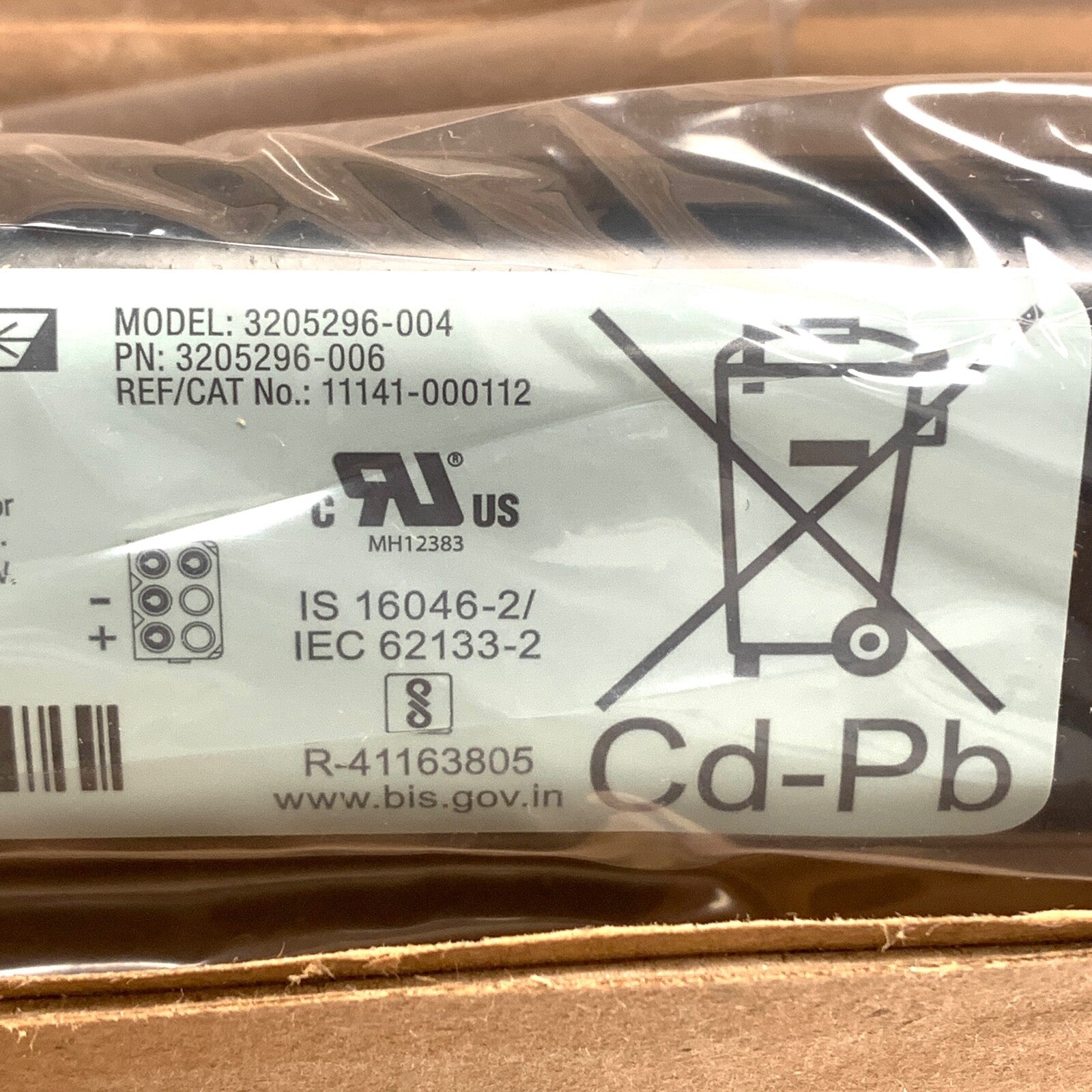 Physio-Control REF 11141-000112, Lifepak 20e Battery Pack, charge by 2025-01