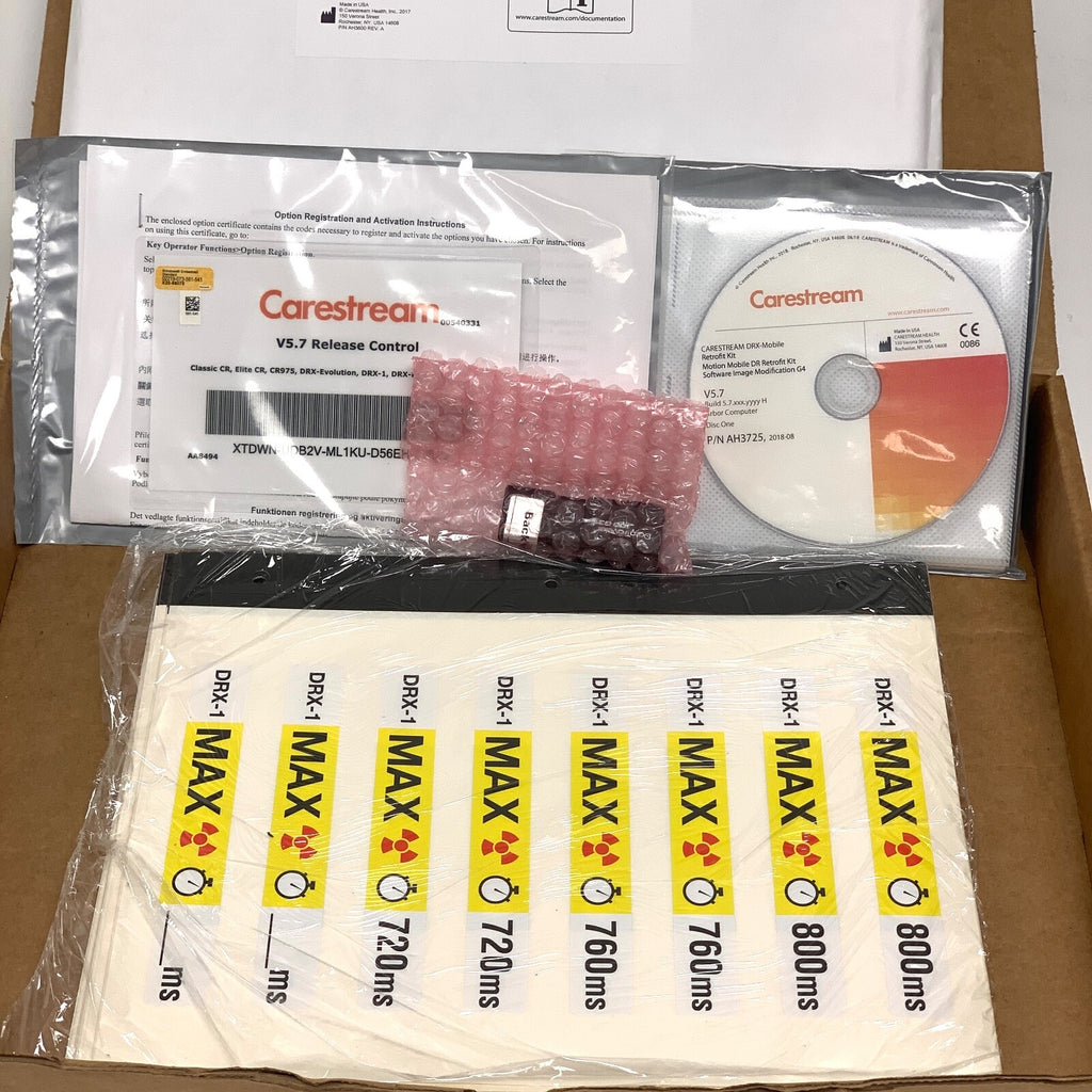 Carestream REF 1033240, V5 Software Upgrade for DRX Mobile Systems on V5.X