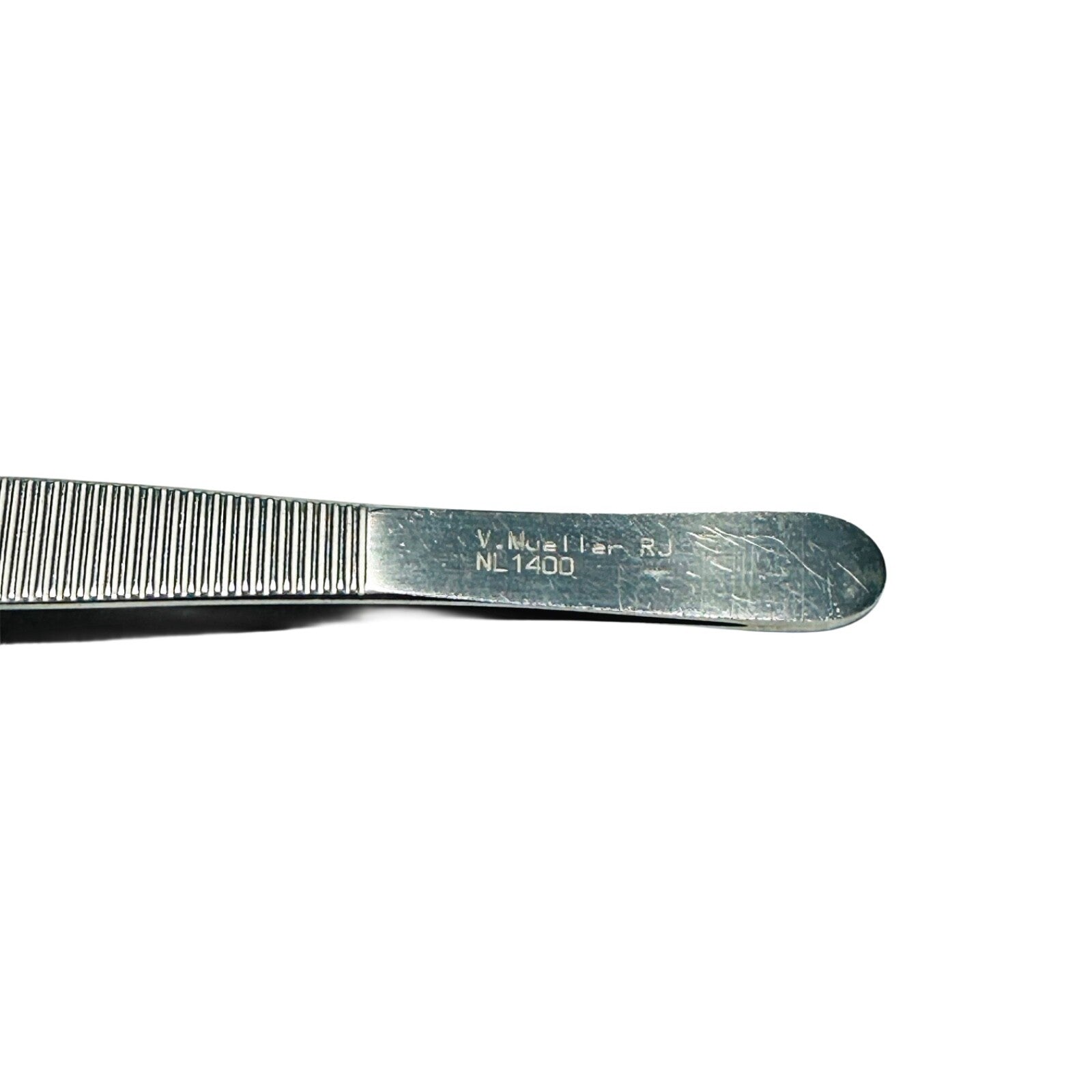 V. Mueller NL1400 Dressing Forceps Adson 4-3/4 Inch Serrated Tips Instrument