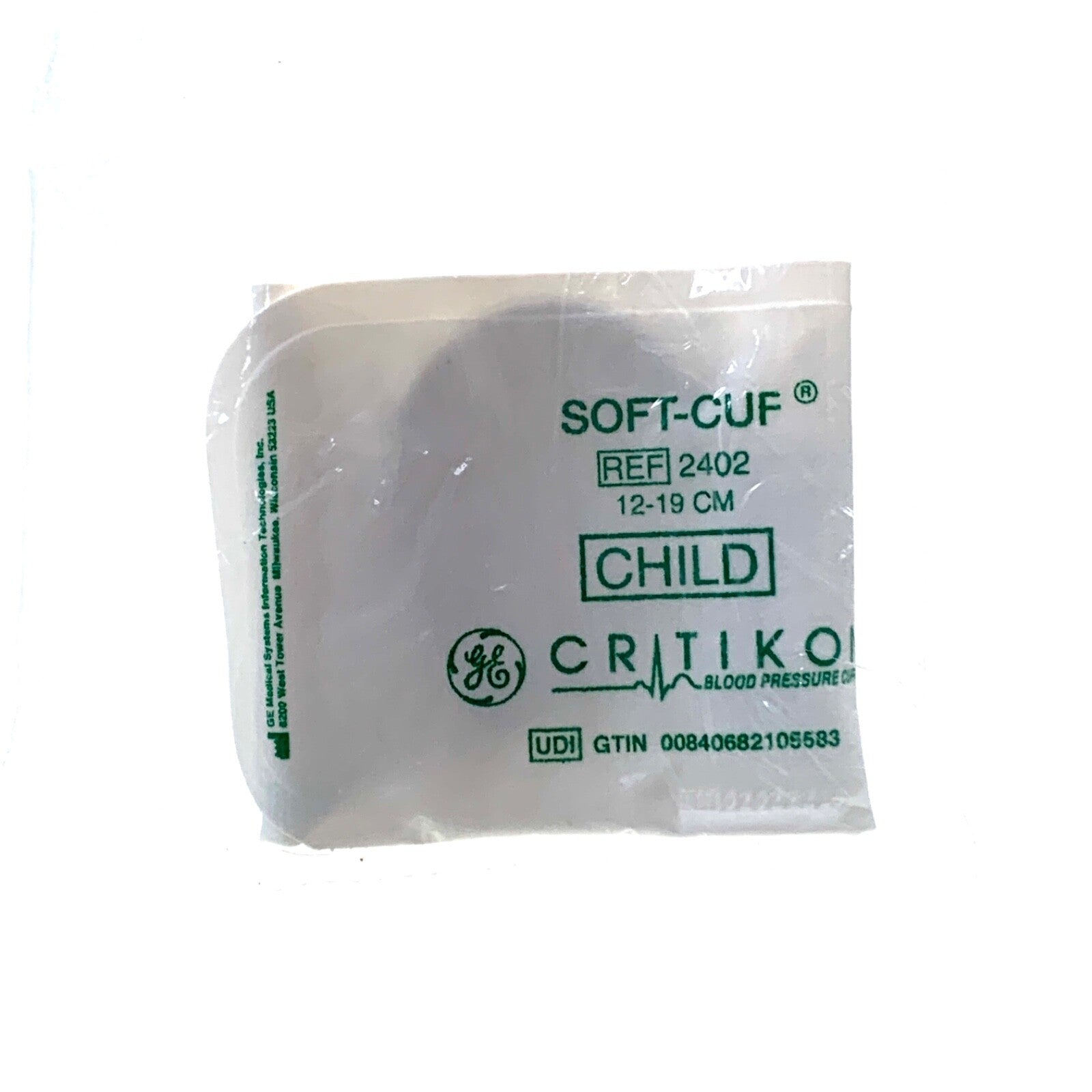 GE Critikon REF 2402, 12-19CM SOFT-CUF for Child, NEW