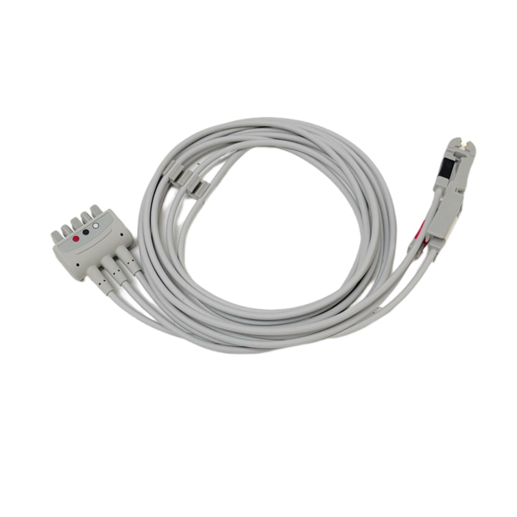 CAREFUSION 412682-002 Multi-Link ECG Leadwire 3-lead, Grabber, AHA, 130 cm