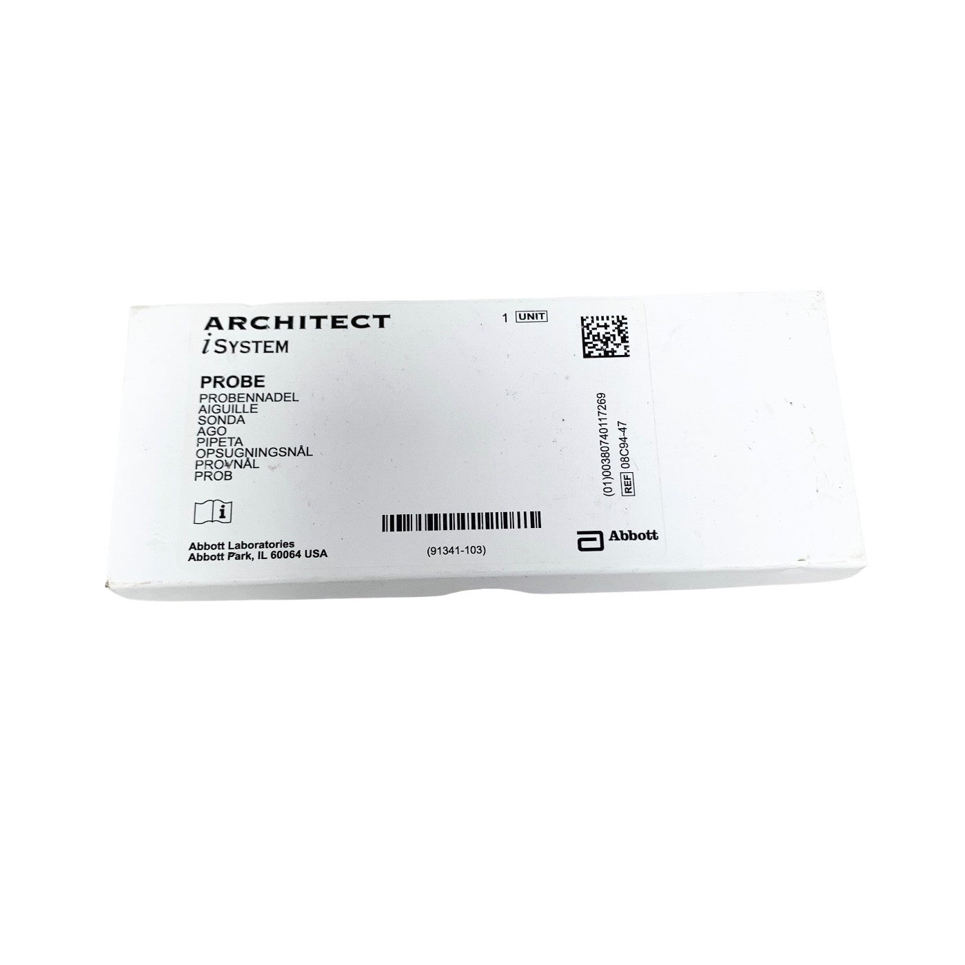 ABBOTT REF 08C94-47, iSYSTEM PROBE, ARCHITECT iSYSTEMS