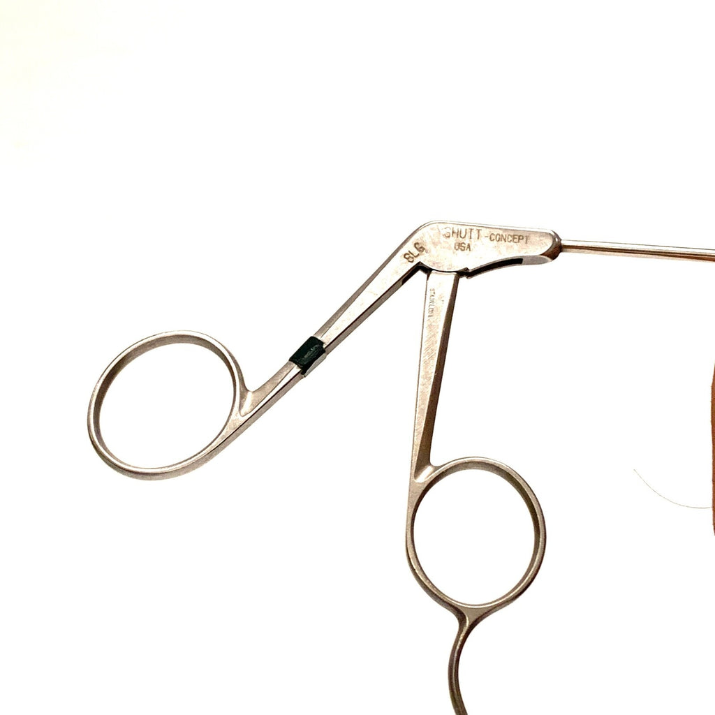 Shutt REF 2.1114, Scoop Tip, 30 degree left Forceps