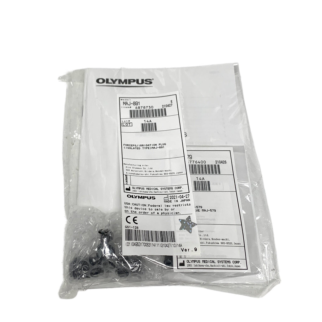 Olympus REF MAJ-891, Forceps/Irrigation Plug, Isolated Type w/ MAJ-579 Valve