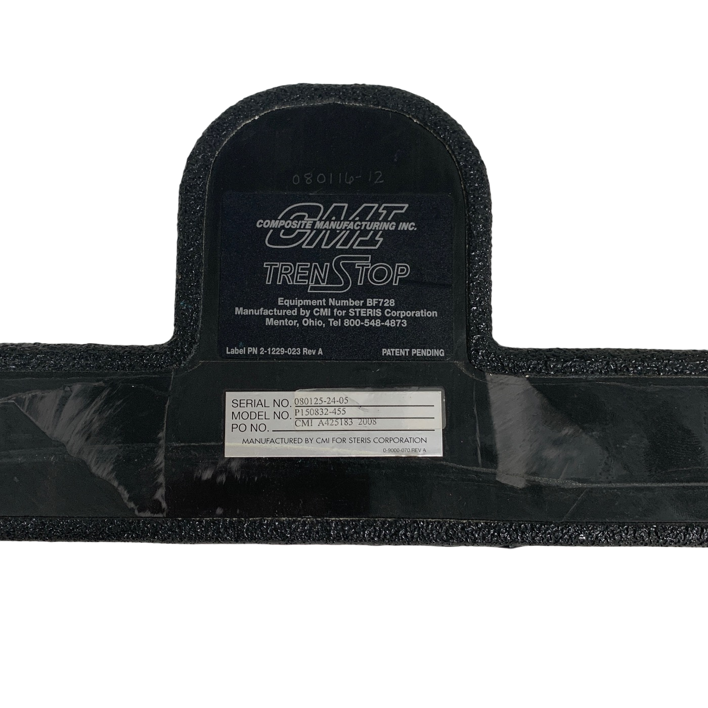 STERIS CMI TRENSTOP P150832-455 MANUFACTURER CMI