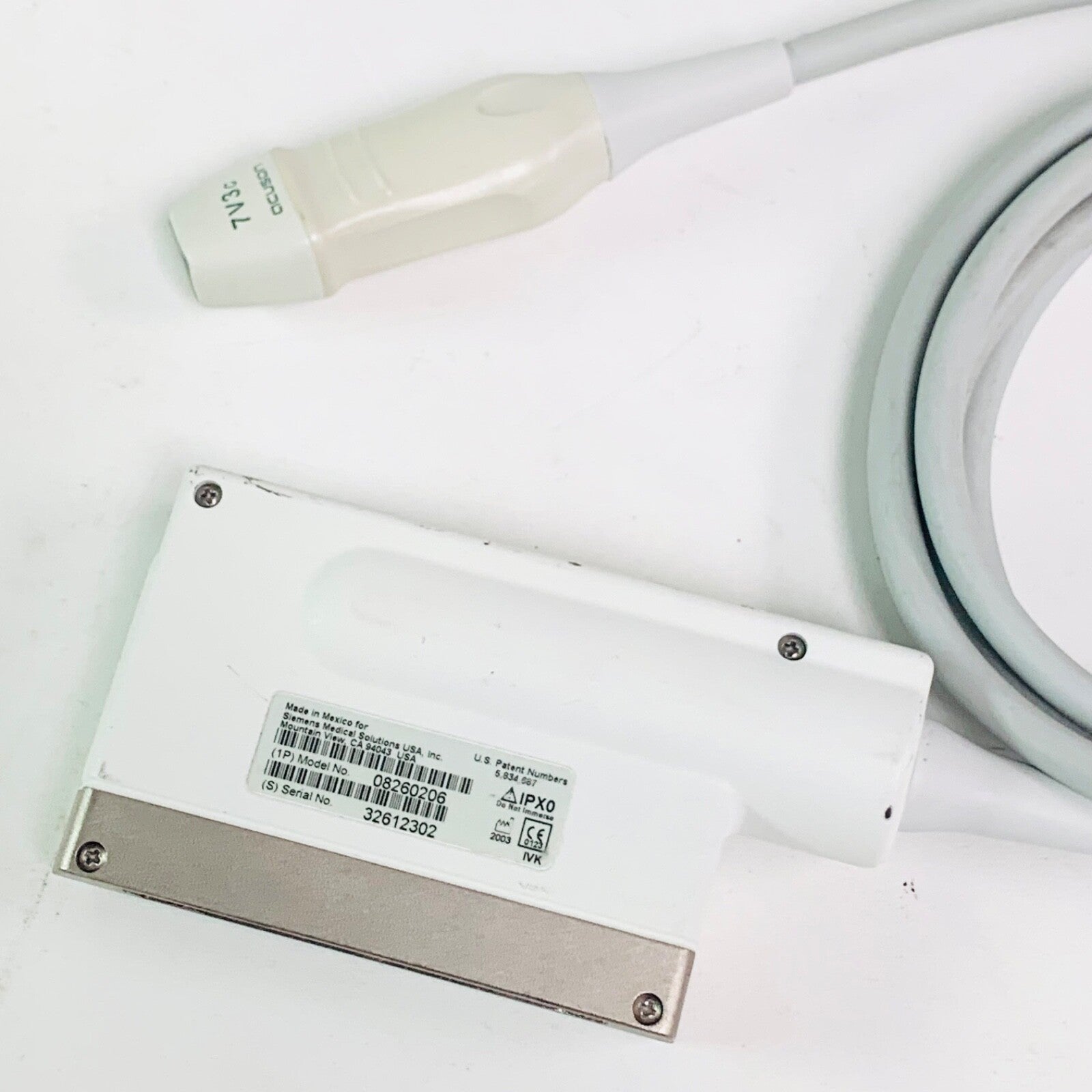 Acuson Cypress Ultrasound System with 7V3C, 3V2C Transducer