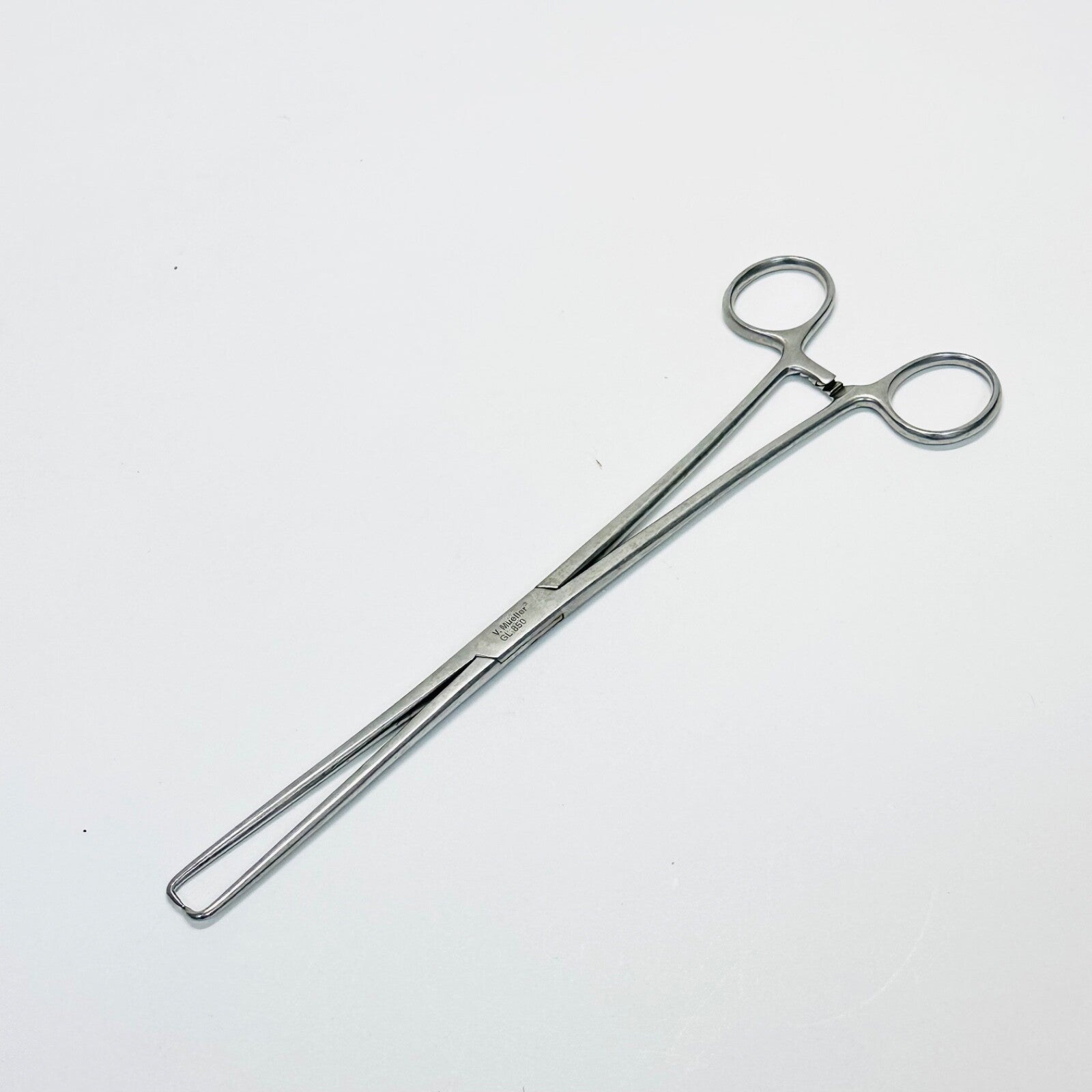 V. MUELLER GL850 Tenaculum Forceps 9-1/2 Inch, Squared 1 X 1 Prongs