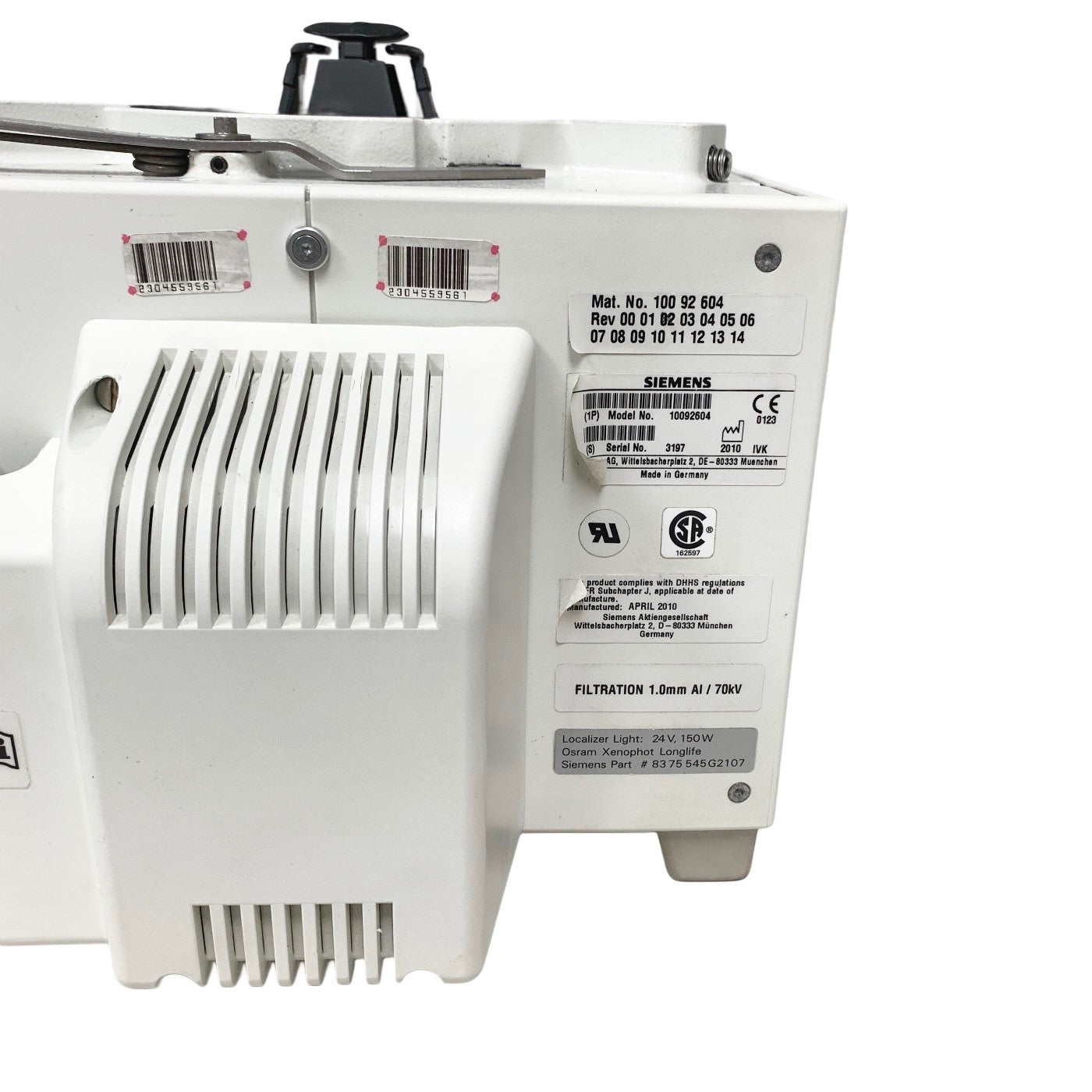 Siemens 10092604 Multileaf Collimator - 2010 DOM - Multix FD Axiom Aristos OEM
