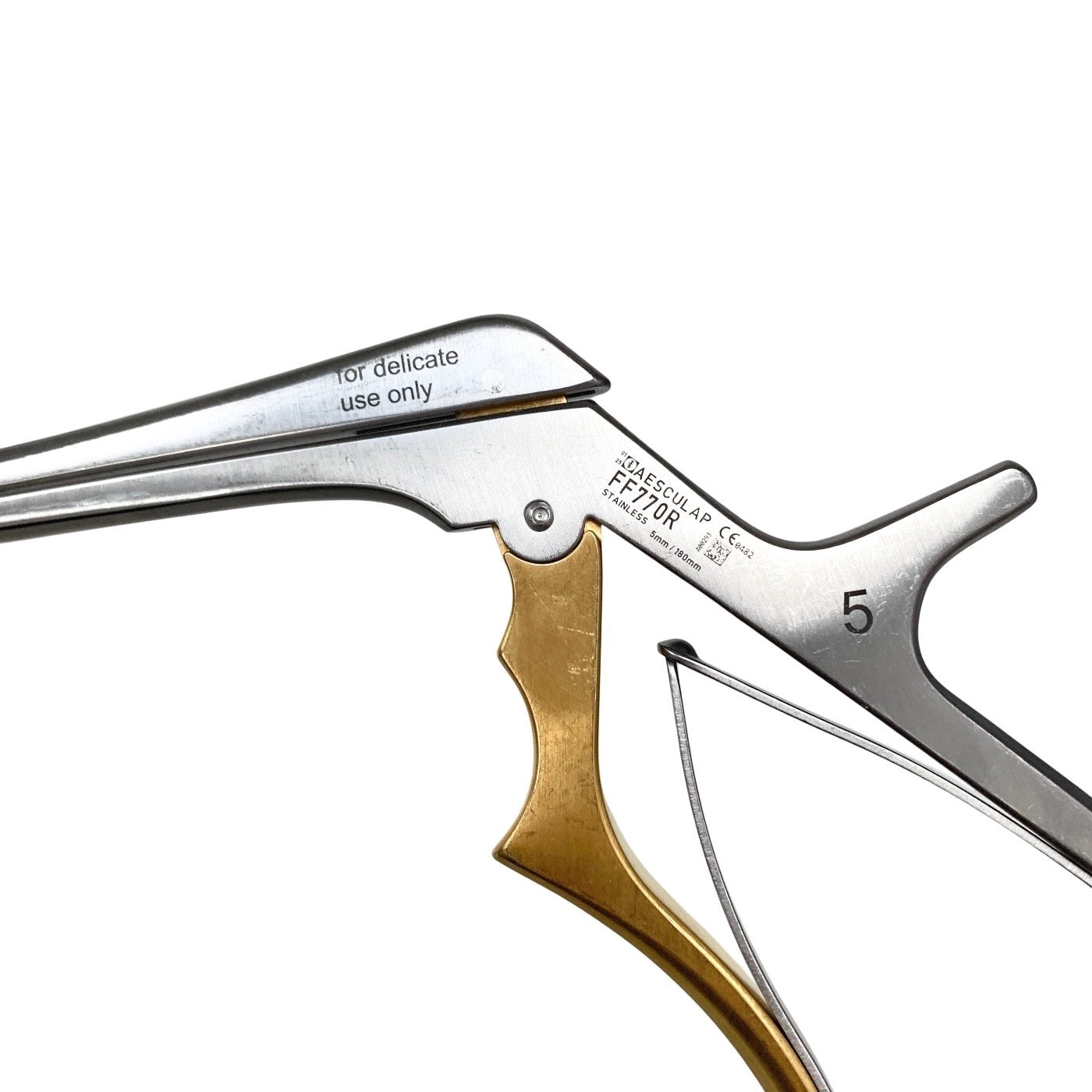 Aesculap Ref FF770R, Kerrison Rongeur 5mm 180mm Spine Neuro Surgical Instrument