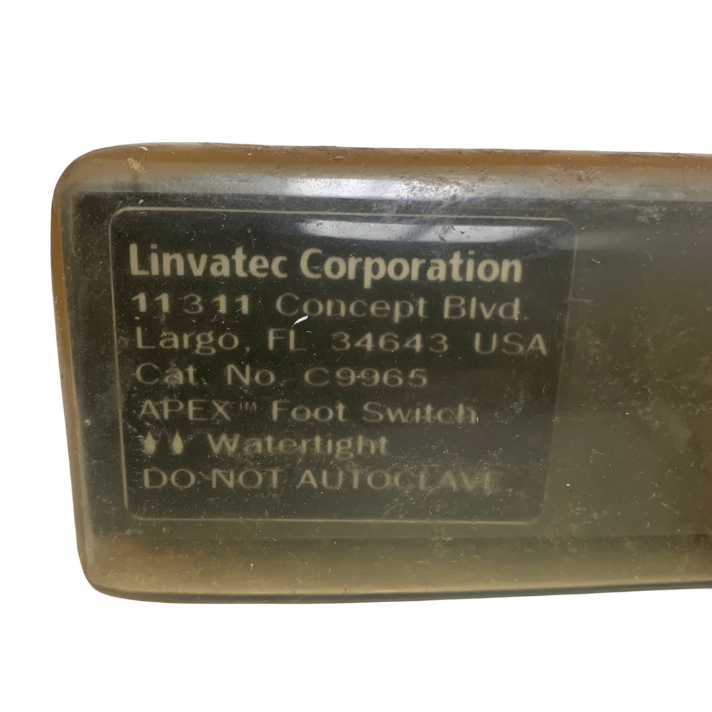 Concept Linvatec C9965 APEX Footswitch - Watertight