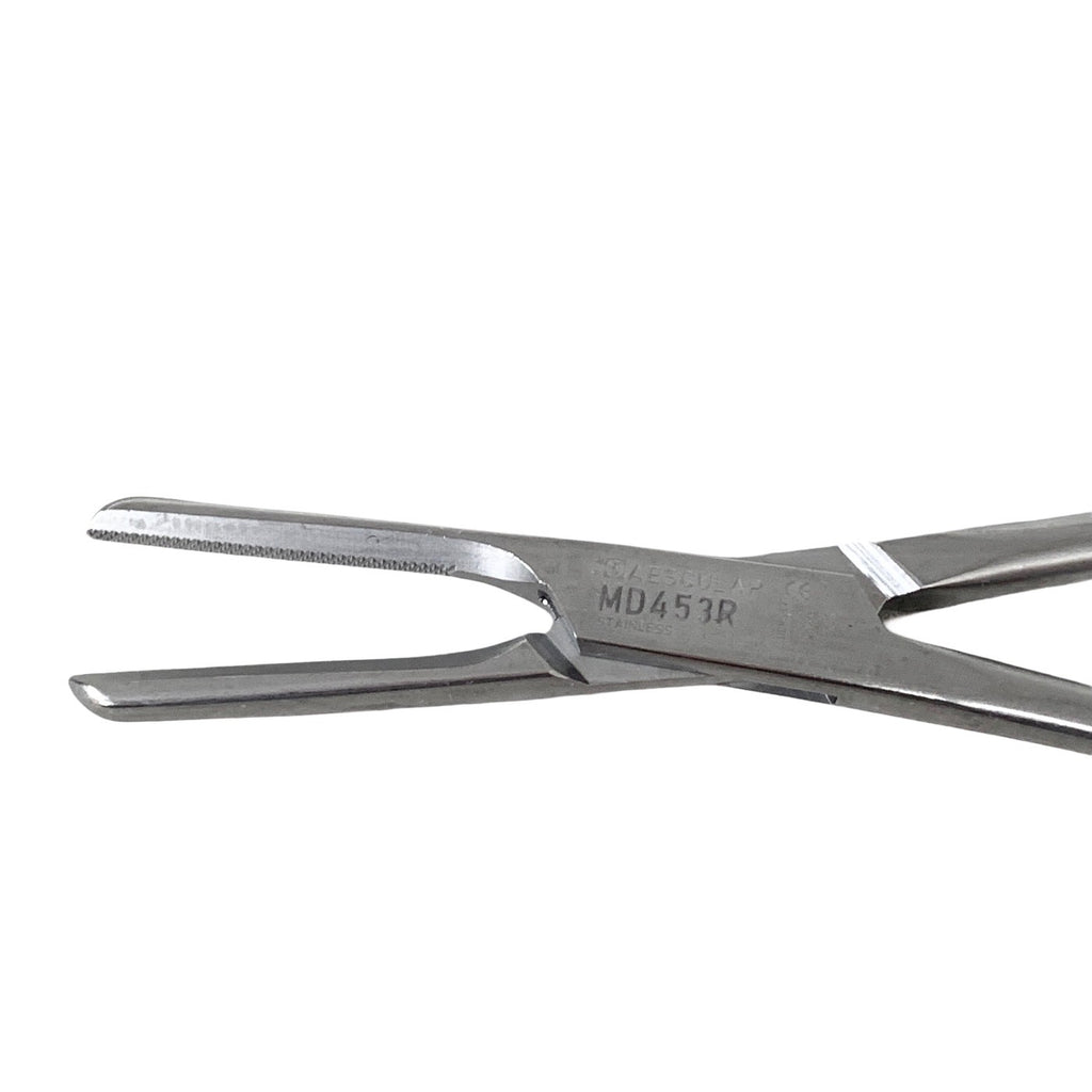 Aesculap Ref MD453R, Crile-Wood Needle Holder 6" Surgical Suture Forceps
