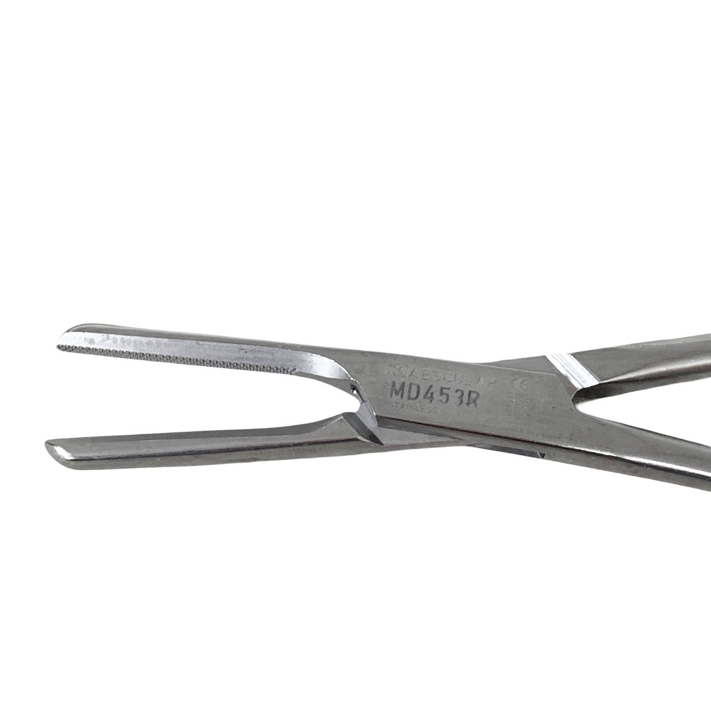Aesculap Ref MD453R, Crile-Wood Needle Holder 6" Surgical Suture Forceps