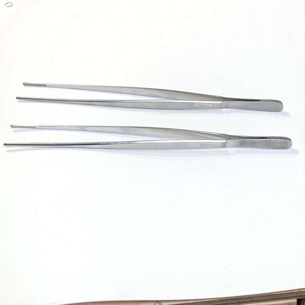 Codman 30-4138 LOT OF 2. Dressing Forceps