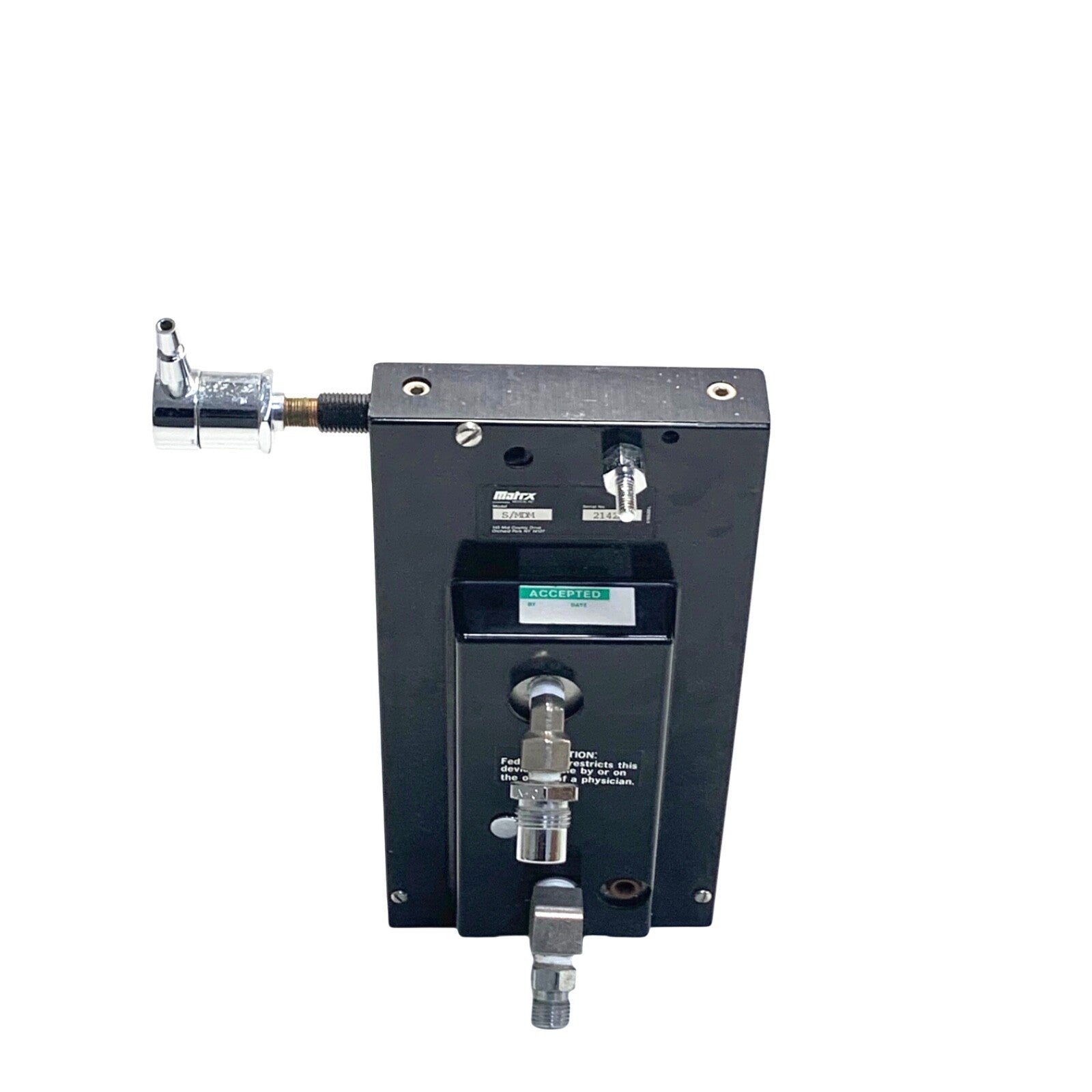 Matrx REF S/MDM, Nitrous Oxide Dental Flowmeter