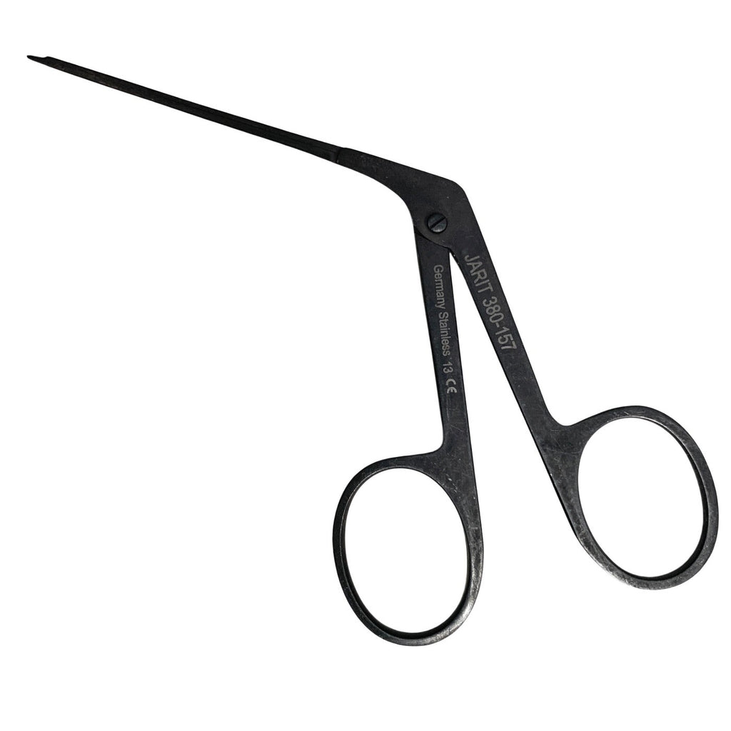 Jarit 380-157 Bellucci Micro Ear Scissors Ebony Serrated Straight 3" ENT