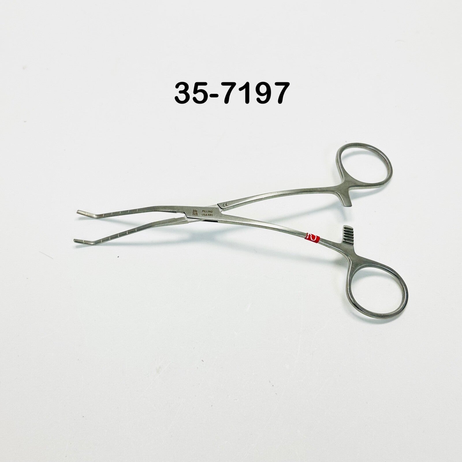 Pilling 35-7197 KARTCHNER CLAMP Angled, Serrated, 6 3/8"
