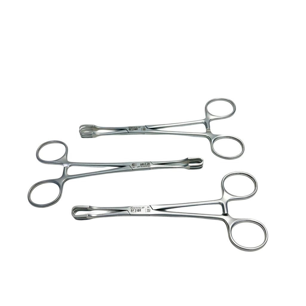 Aesculap BF310R Lahey Tissue Grasping Forceps 6¼″ (3×3 teeth) (LOT OF 3)