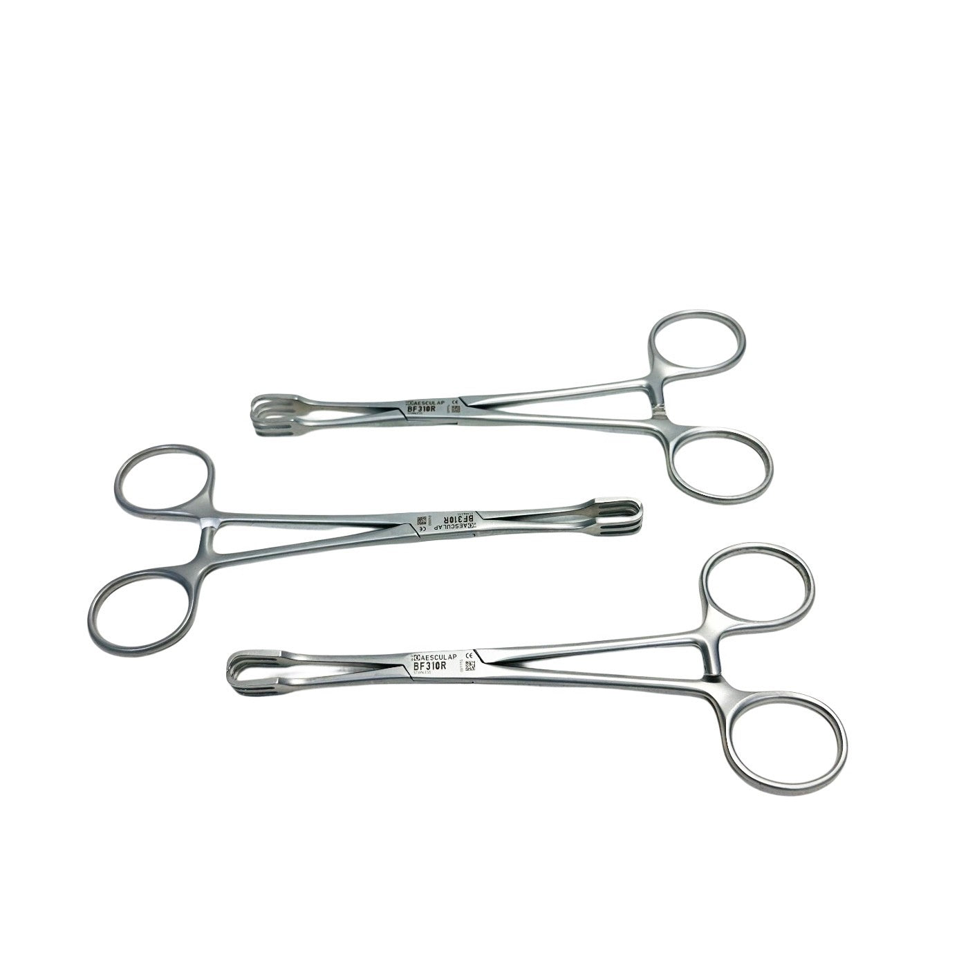 Aesculap BF310R Lahey Tissue Grasping Forceps 6¼″ (3×3 teeth) (LOT OF 3)