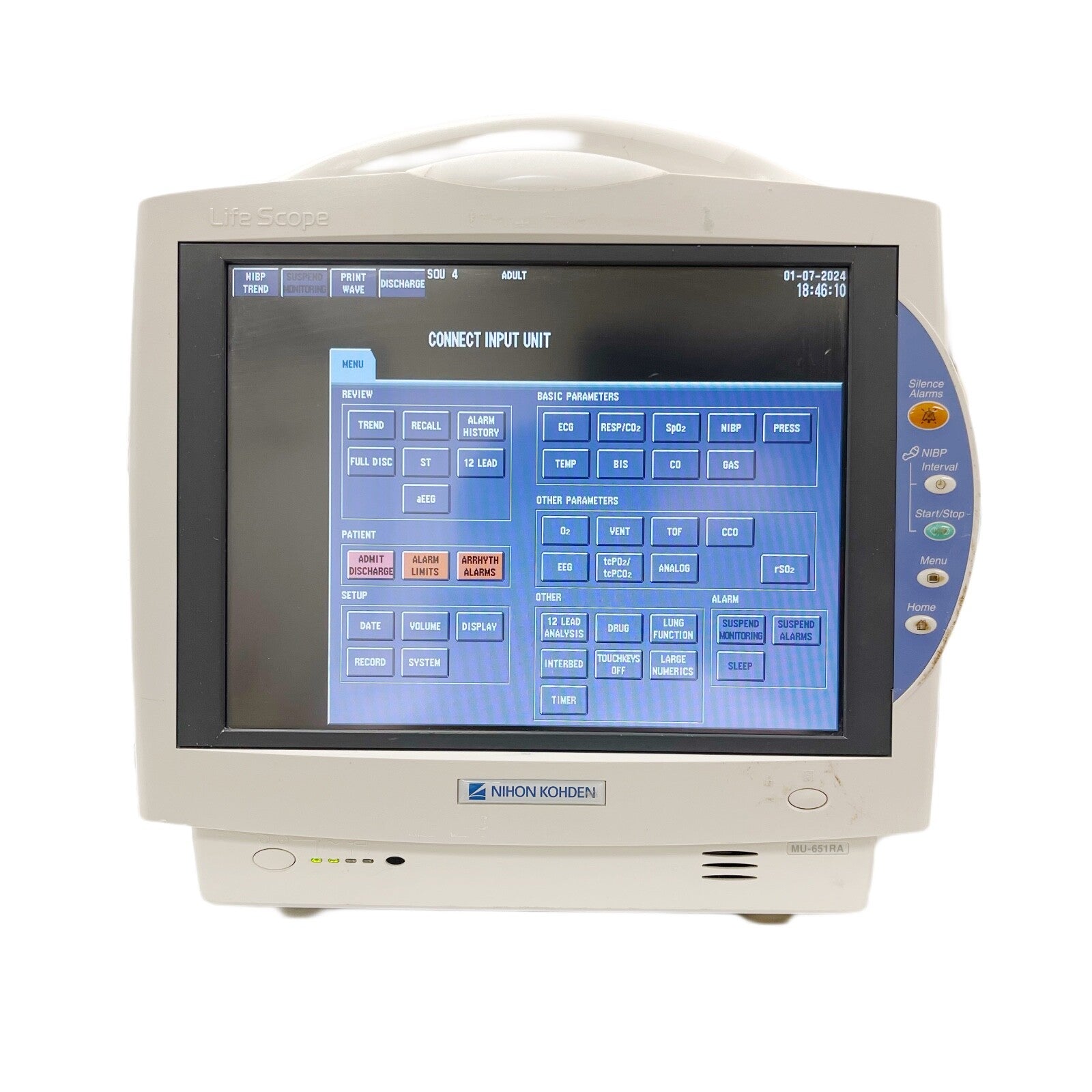 Nihon Kohden REF BSM-6501 Lifescope BSM-6000 Series BIS Ready Monitors