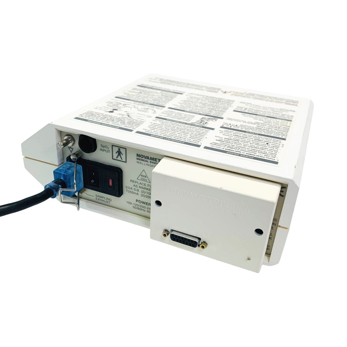 Novametrix REF CO2SMO ETCO2/SPO2 Monitor w/ Novametrix 7167-37