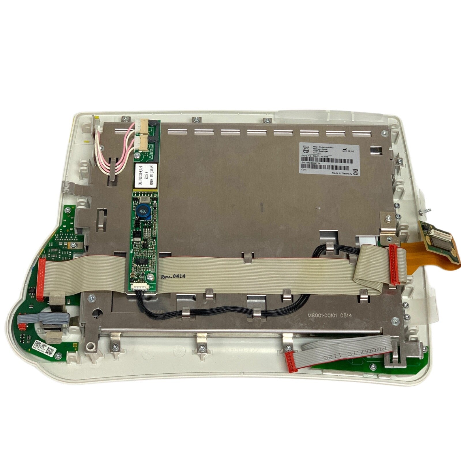 Philips REF M8001-60015, MP20 Bezel w/ Display Assembly