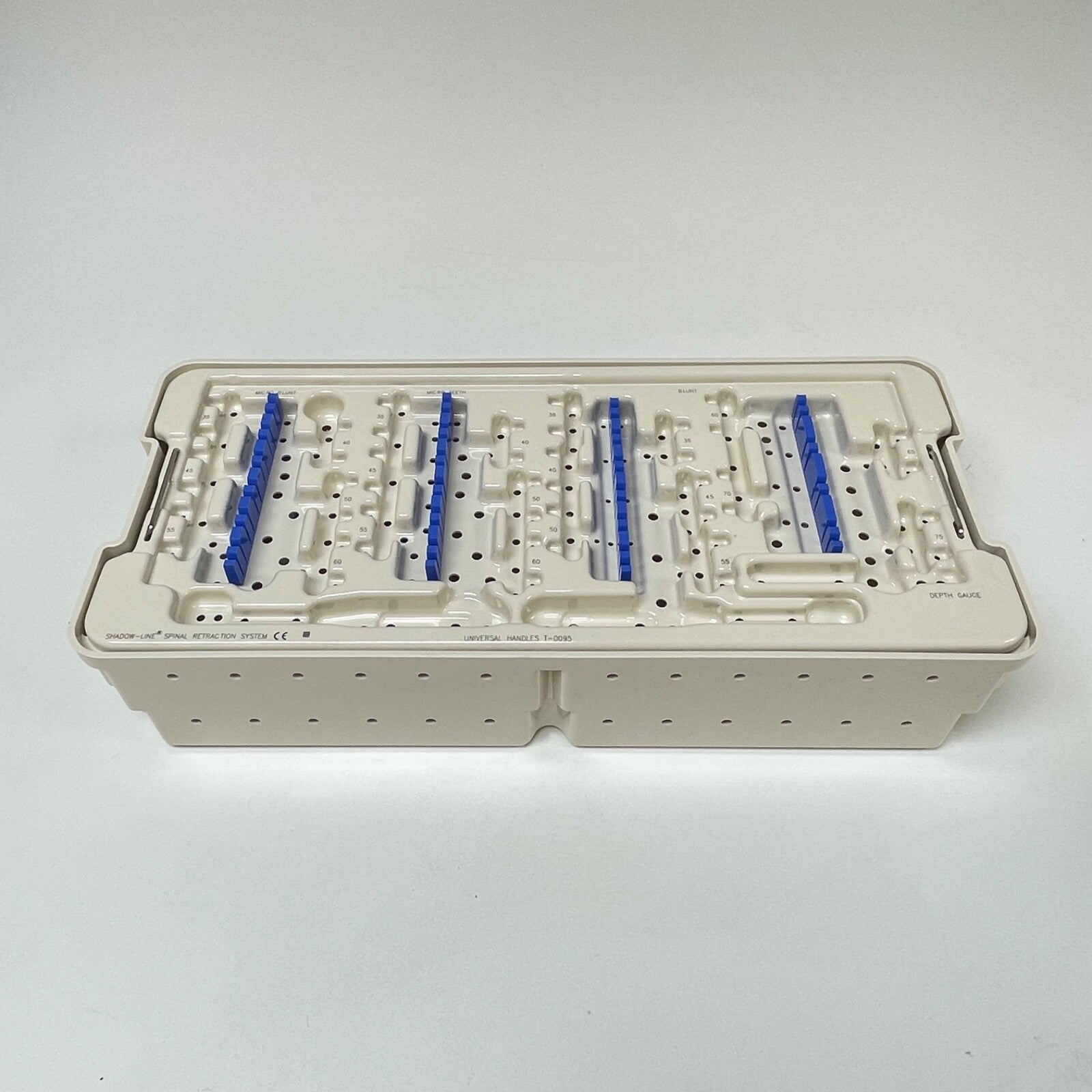 V. Mueller Shadow-Line Spinal Retraction System's Case W/ Insert (TWO)