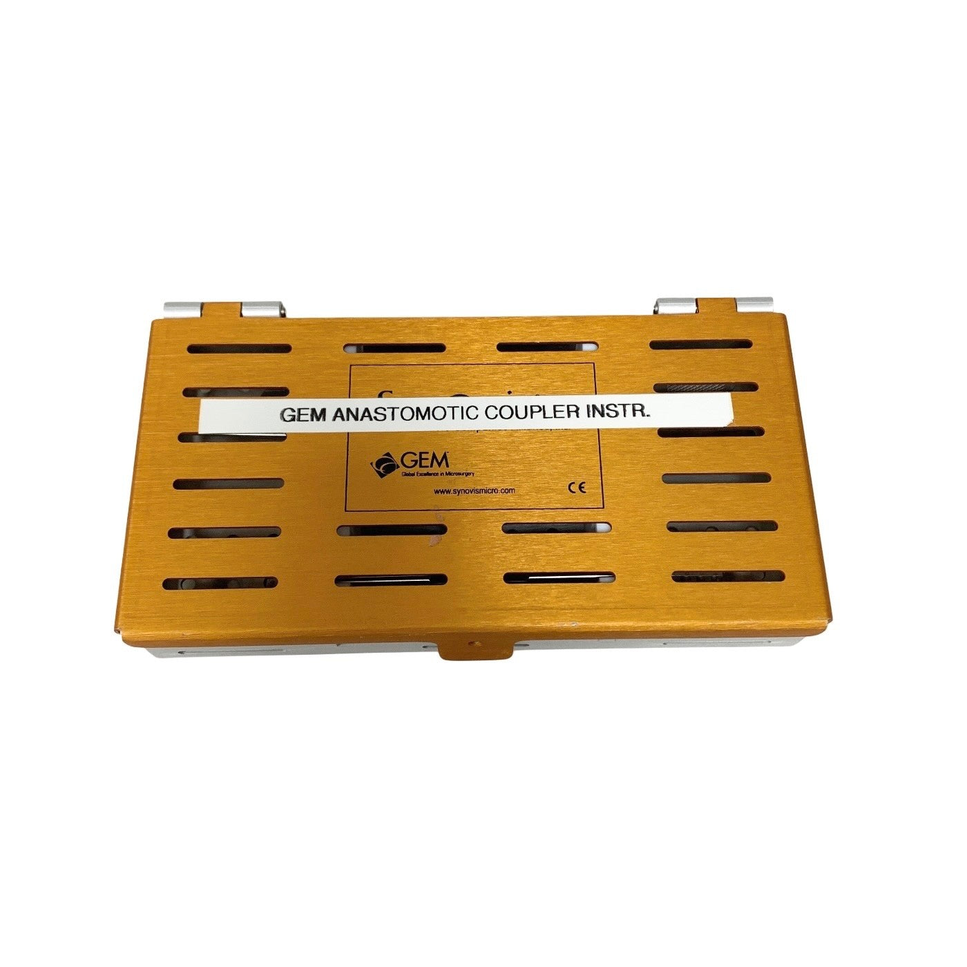 SYNOVIS REF GEM2740, GEM ANASTOMOTIC COUPLER INSTRUMENT SET OF 4 WITH CASE
