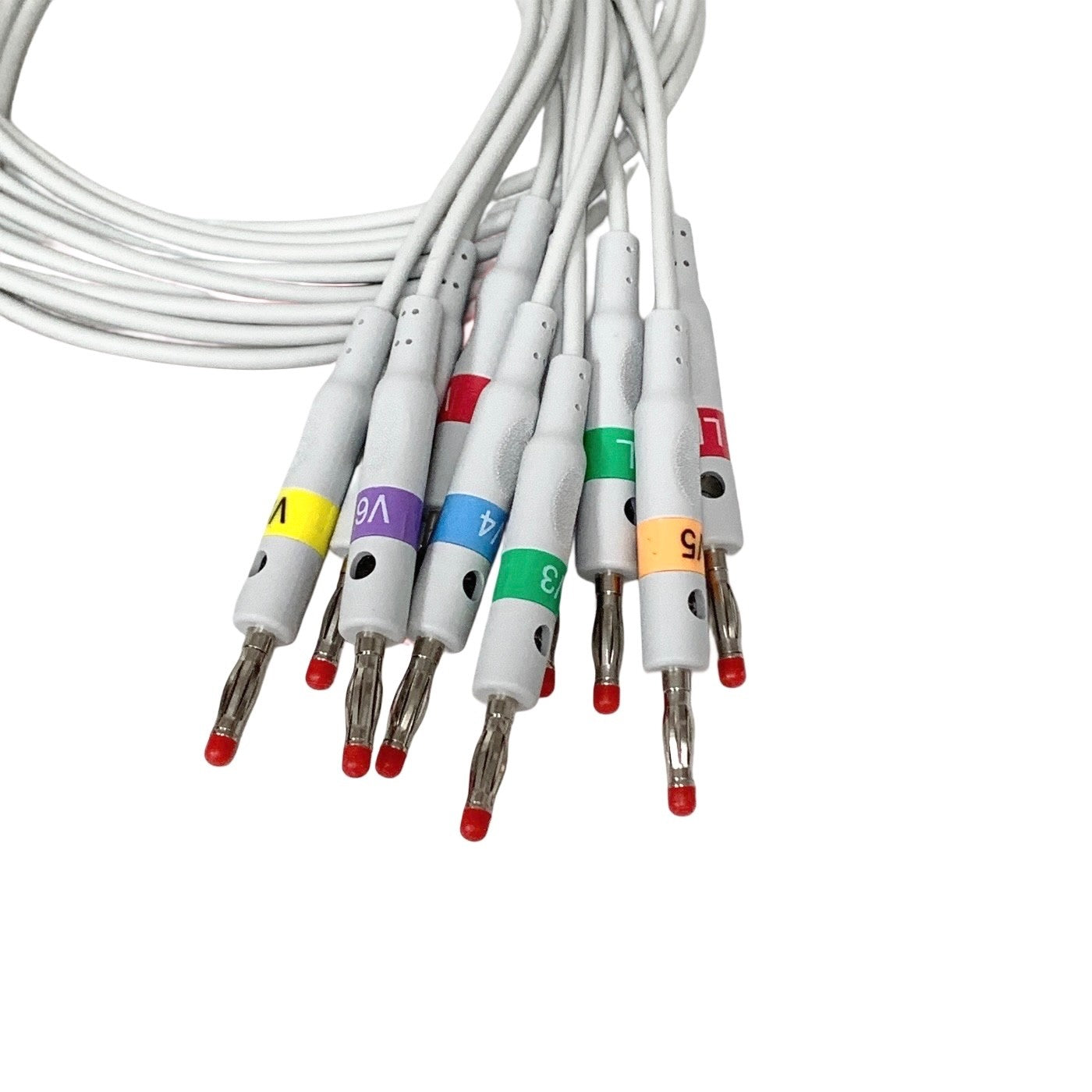 MAC REF-MTM10-LB, ECG Leadwires 10-Lead AHA Banana Plug Mortara Compatible