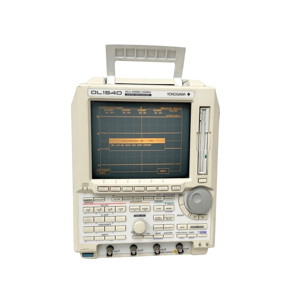 Yokogawa DL1540 Digital Oscilloscope 150MHz 200MS/s 8-bit 4-Channel REF 701510