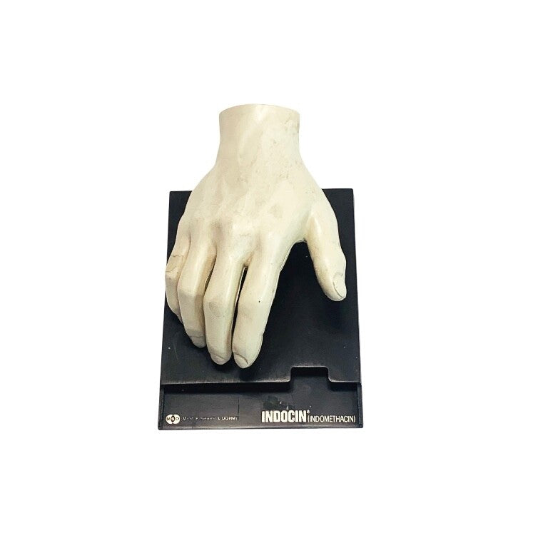 INDOCIN MERCK SHARP & DOHME INDOMETHACIN ANATOMICAL HUMAN HAND