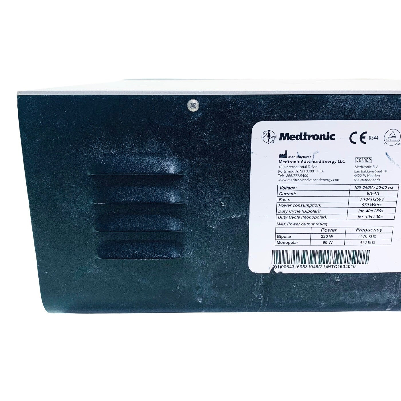 Medtronic REF 40-405-1, AEX PLASMABLADE GENERATOR FOR PARTS