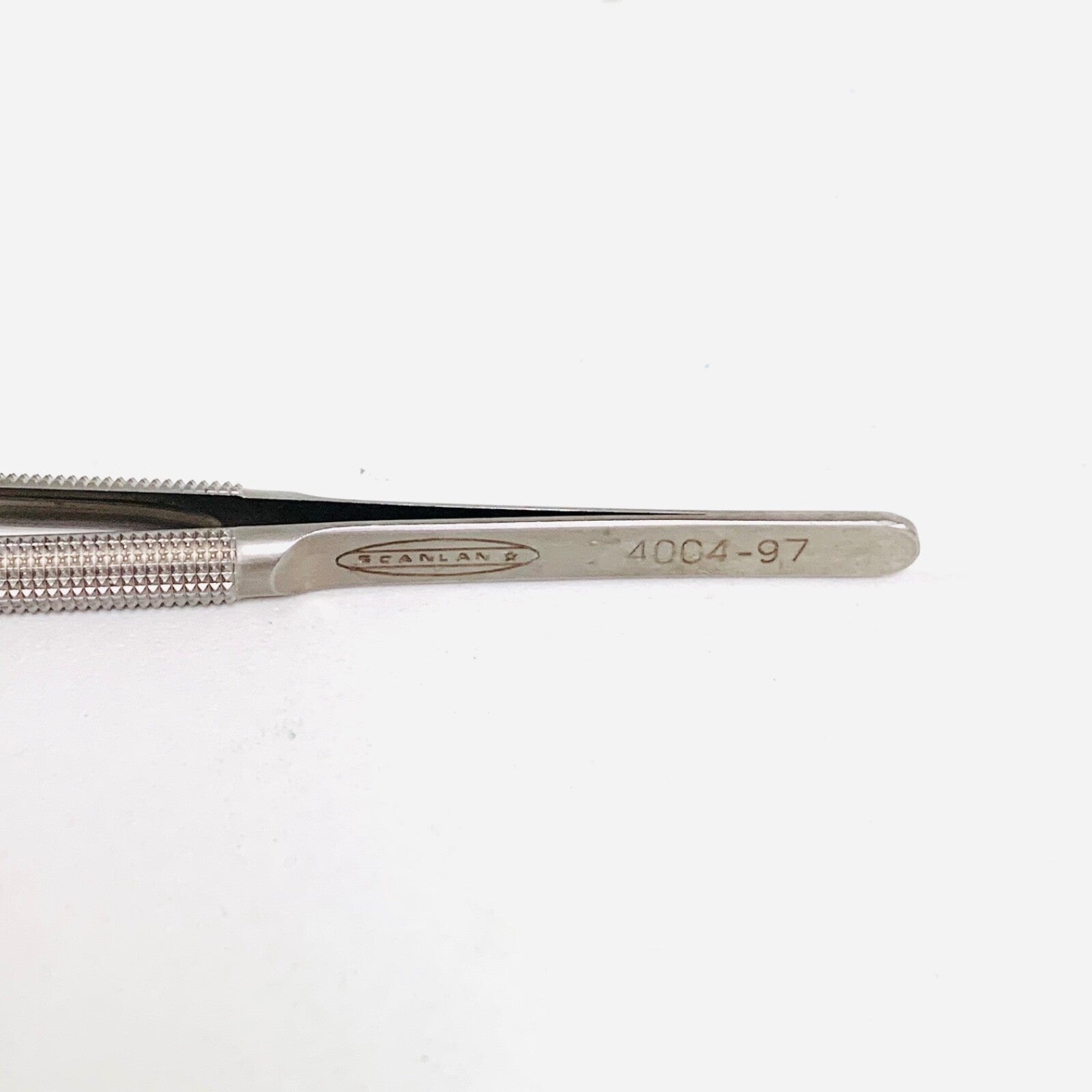 Scanlan REF 4004-97, Micro Forceps, Round Handle, Diamond Dust Tips, 7-1/8″