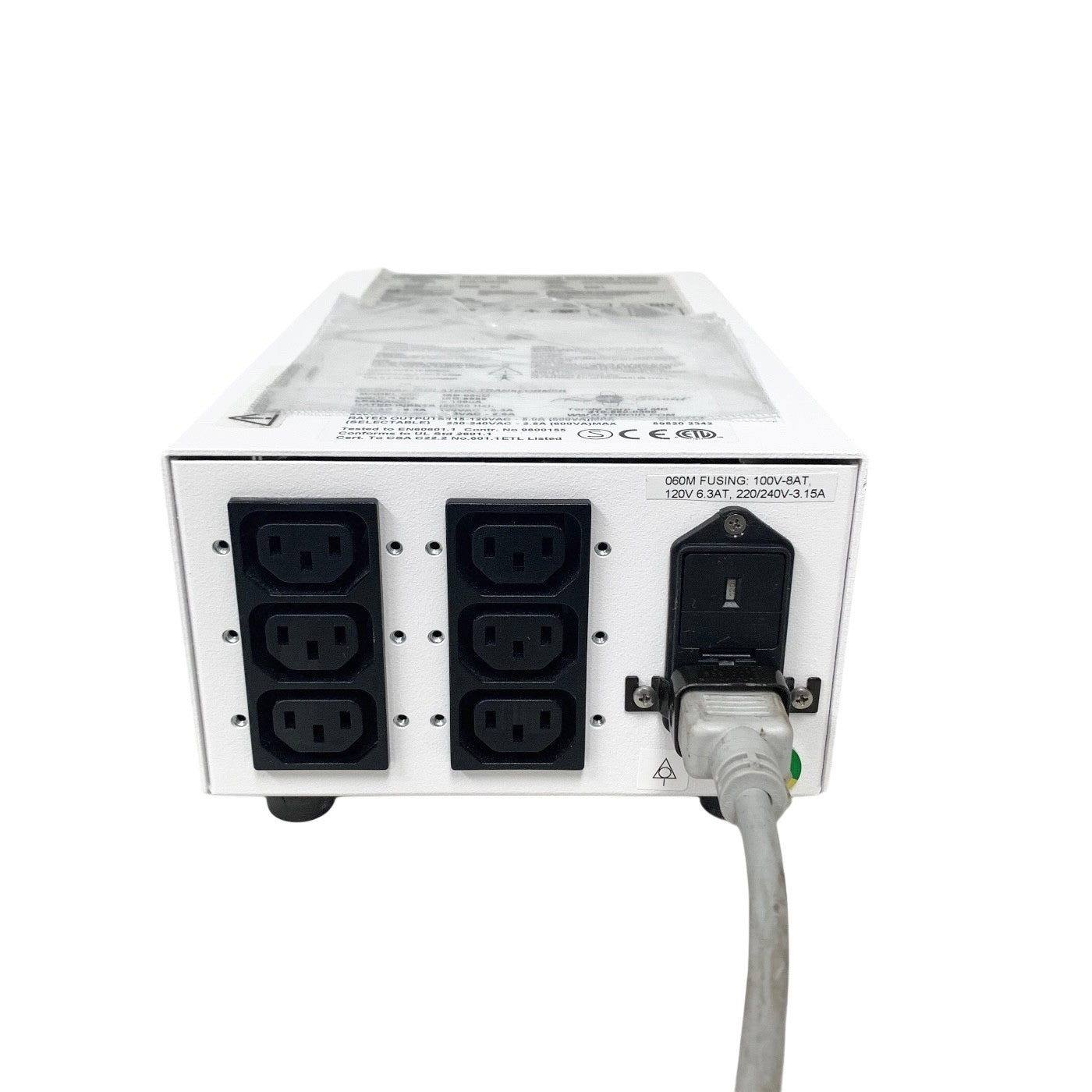 Toroid ISOBox ISB-060M 600VA 5.0A Medical Grade Isolation Transformer 6-Outlet