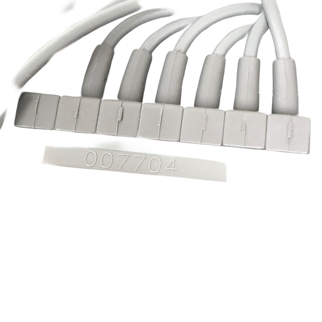 Burdick 007704 ECG Patient Cable 10-Lead AHA Replaceable Leads Cardiac Science