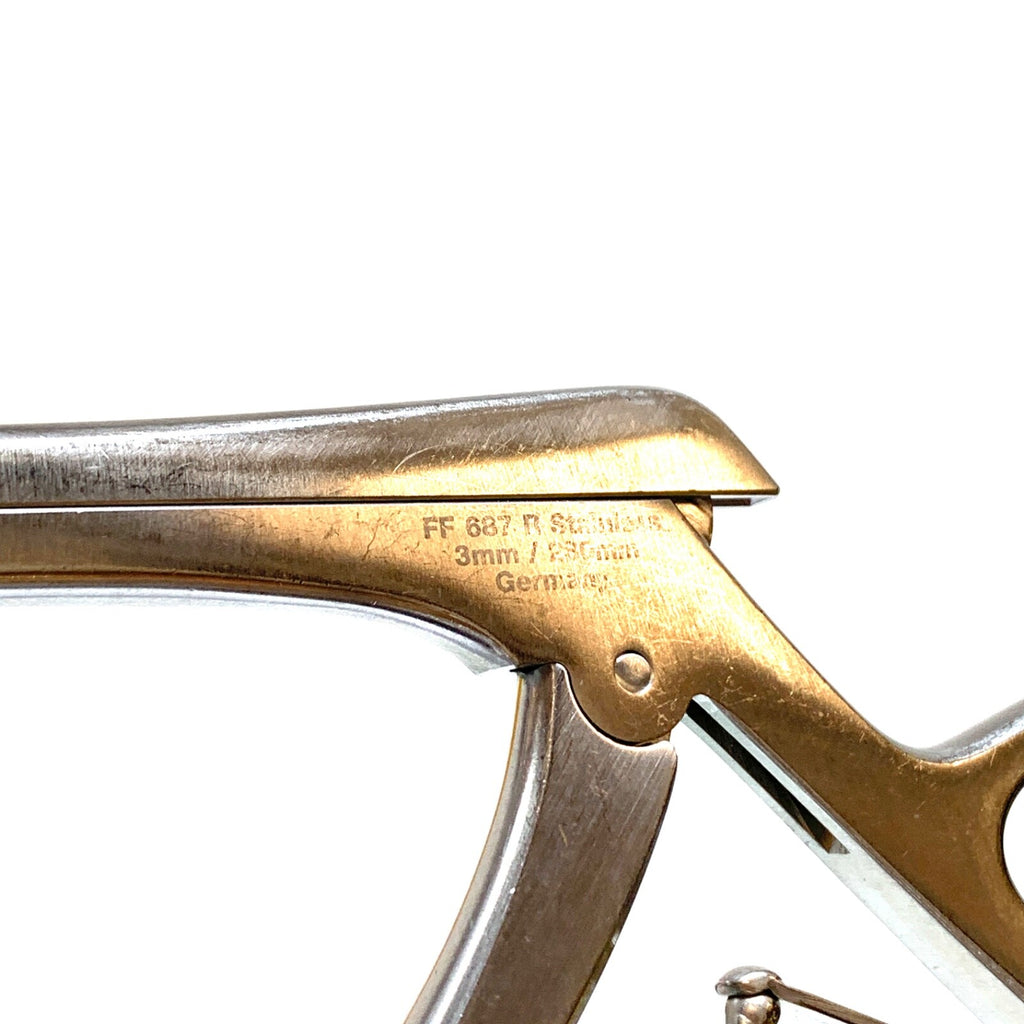 Aesculap REF FF687R, 3mm/280mm Kerrison Punch, 40 Degree