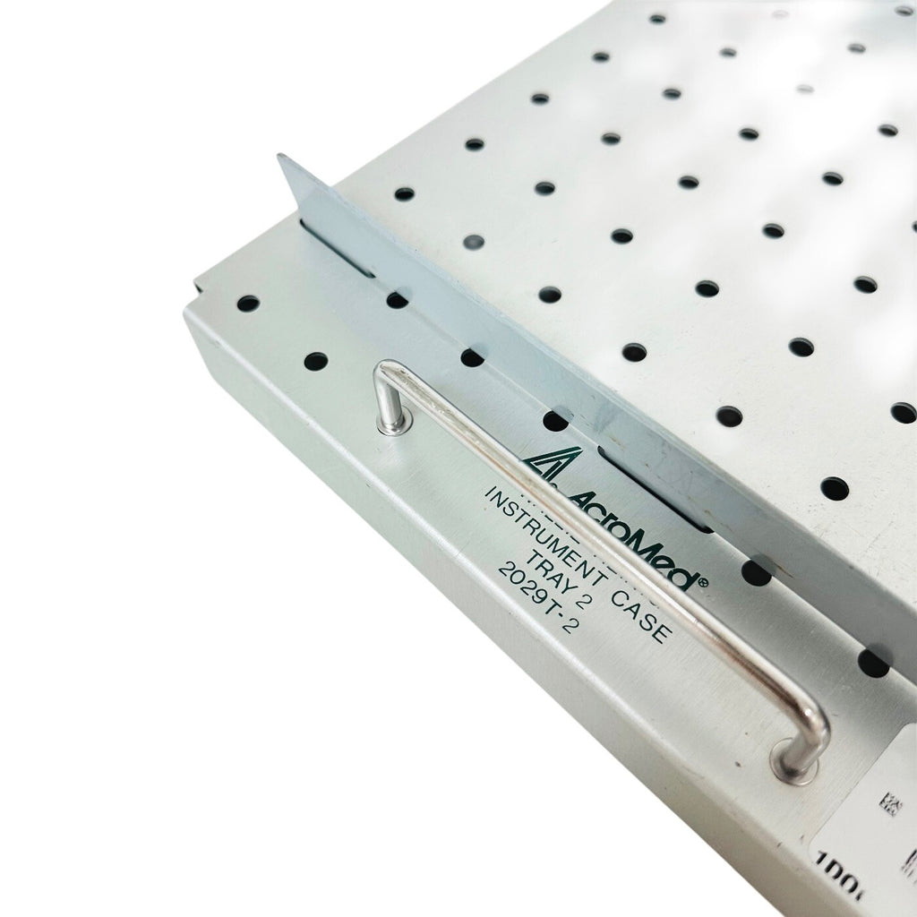 Acromed 2029T-1  &  2029T-2  Instrument Case Tray 1 And Tray 2 For Curettes Set