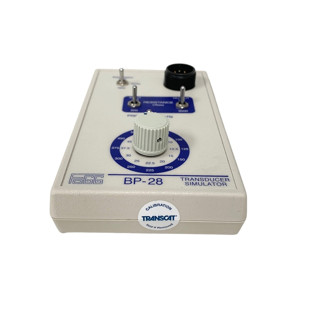 Fogg BP-28 Blood Pressure Transducer Simulator Patient Monitor Calibrator 350