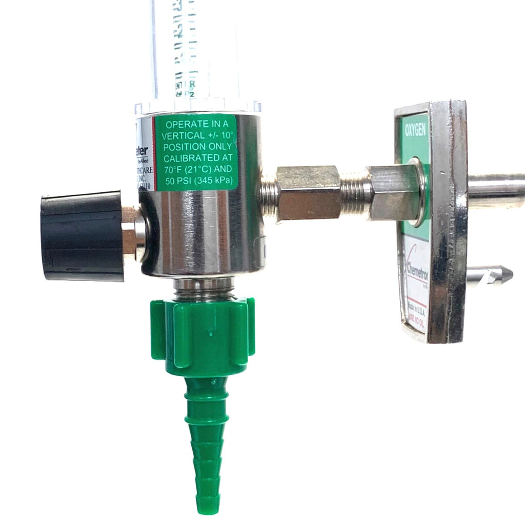 Allied Healthcare Timeter, Chemetron Oxygen Flowmeter w/ Male Attachment
