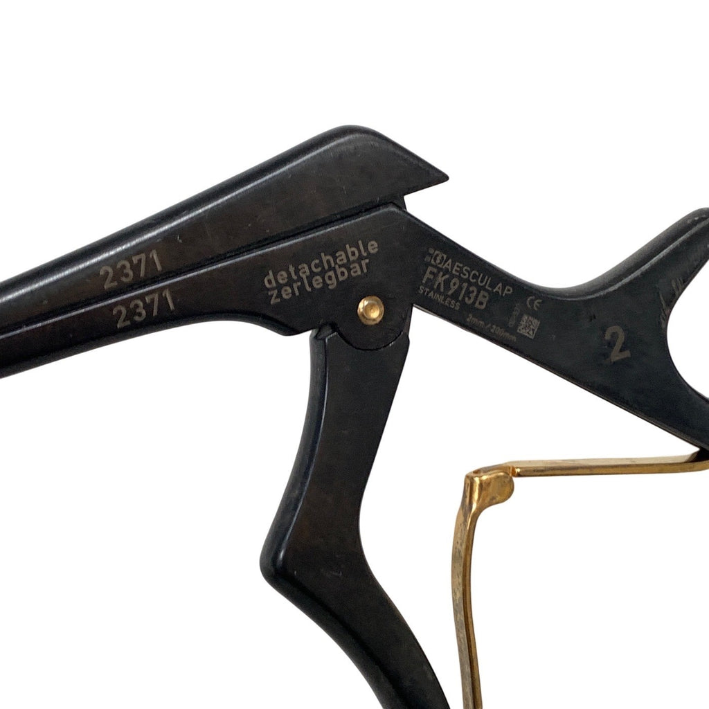 Aesculap FK913B Kerrison Noir Bone Punch 2mm 40° Up 200mm Detachable Ejector