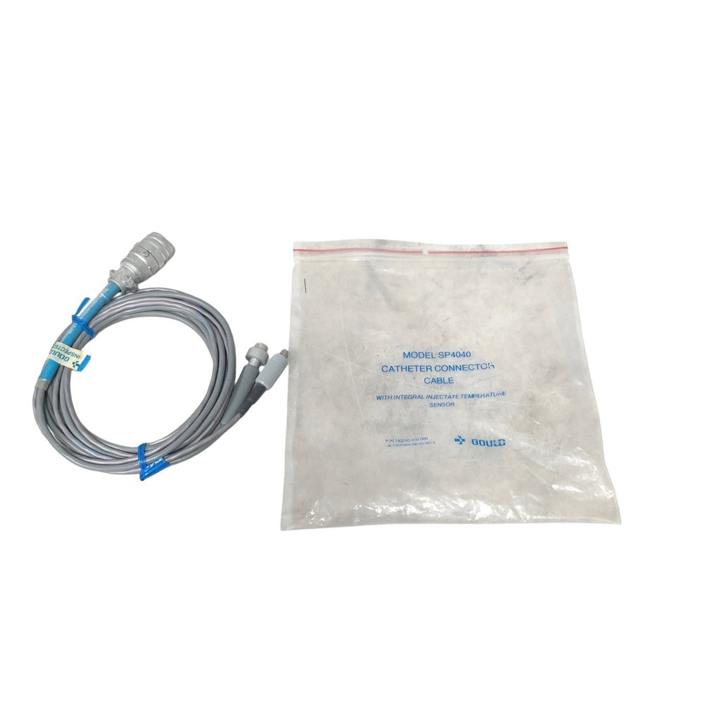 Gould SP4040 Catheter Connector Cable Temp Sensor Medical P/N 140240