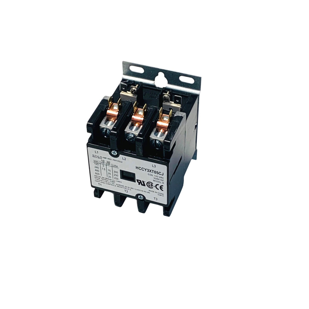 HARTLAND CONTROL Ref HCCY3XT05CJ, 3/120/50FLA/65A 3 Pole Contactor