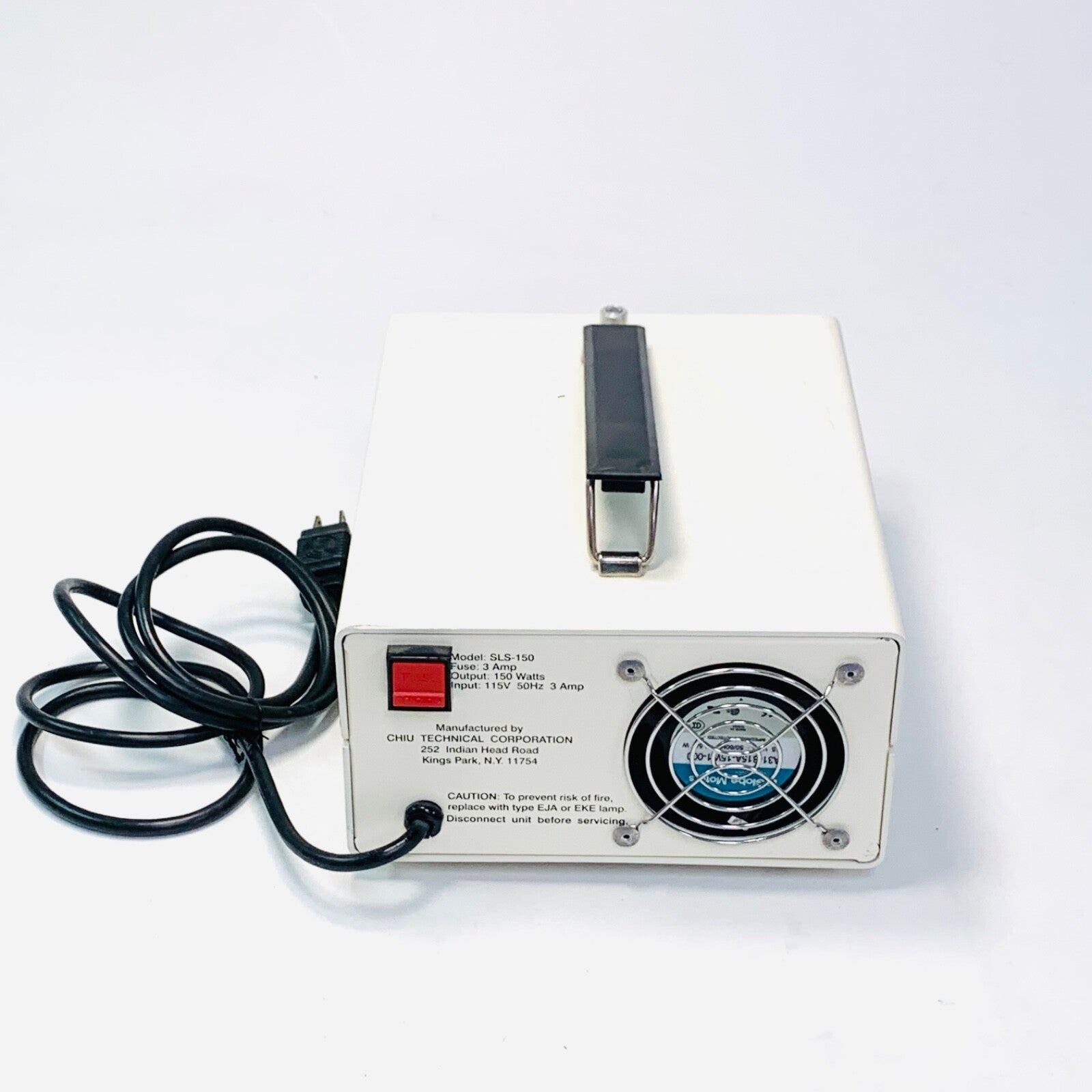 CHIU TECHNICAL Ref SLS-150, FIBEROPTIC LIGHT SOURCE