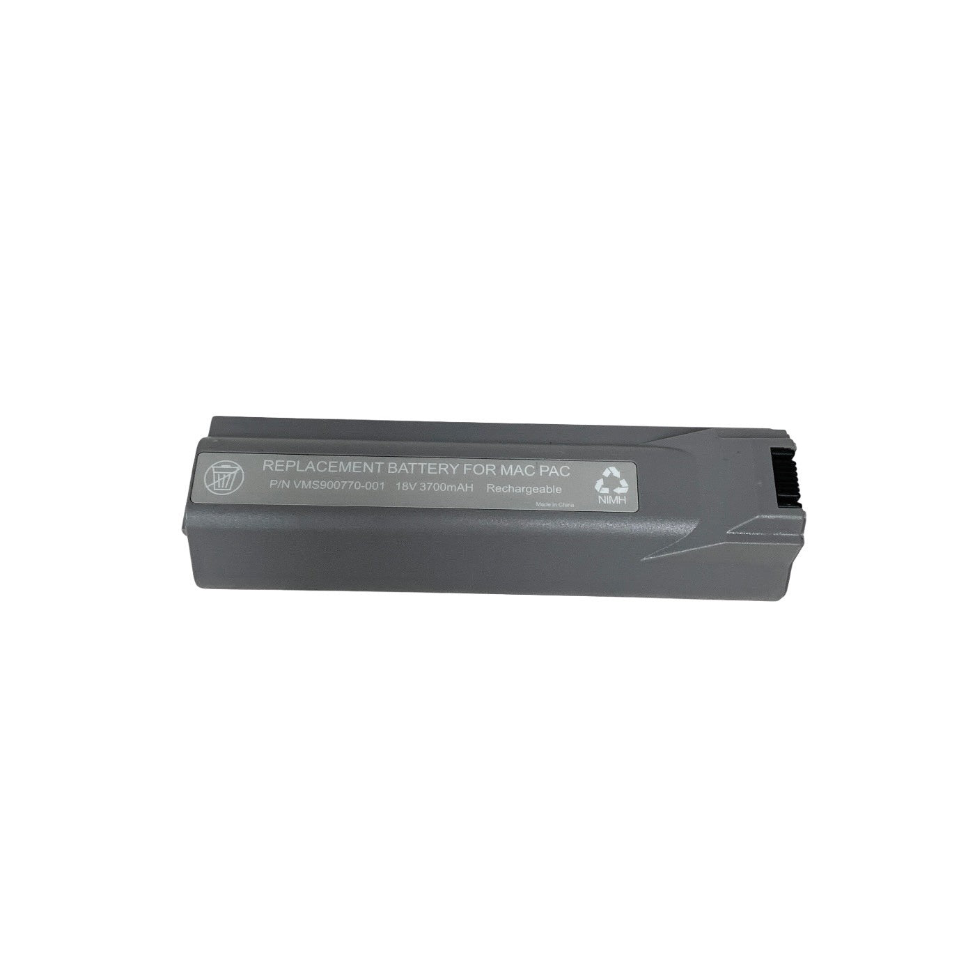 Replacement Battery for GE MAC PAC VMS900770-001 18V 3700mAh NiMH ECG EKG Monito