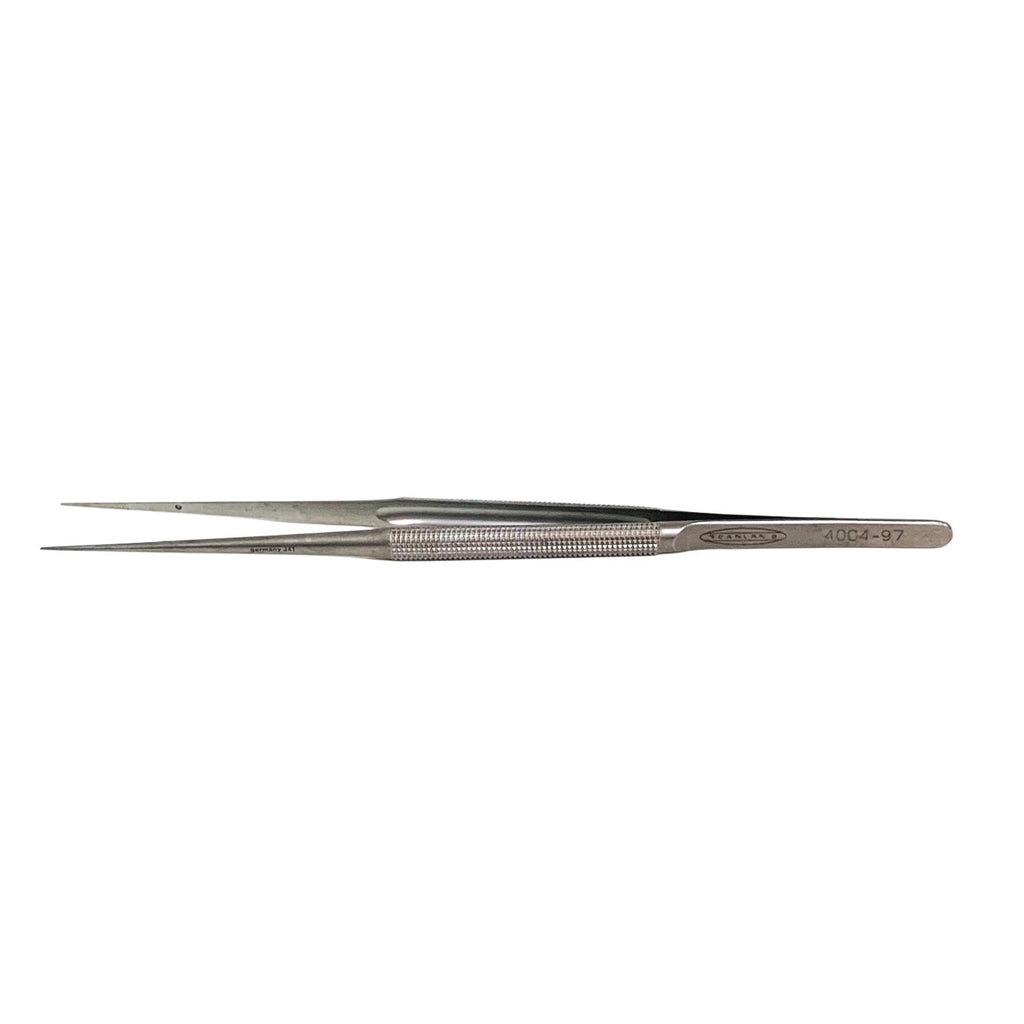 Scanlan REF 4004-97, Micro Forceps, Round Handle, Diamond Dust Tips, 7-1/8″