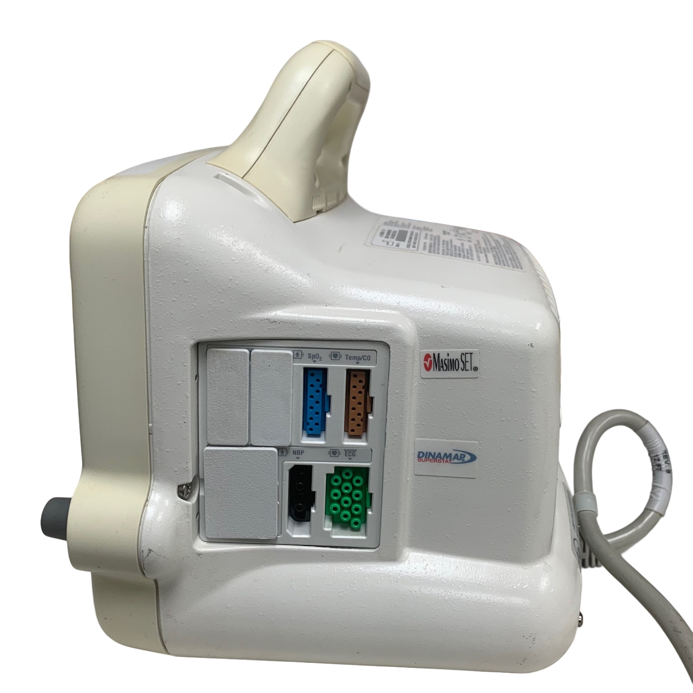 GE DASH 3000 PATIENT MONITOR - ECG, SPO2, NIBP, TEMP - NO BATTERIES OR PRINTER