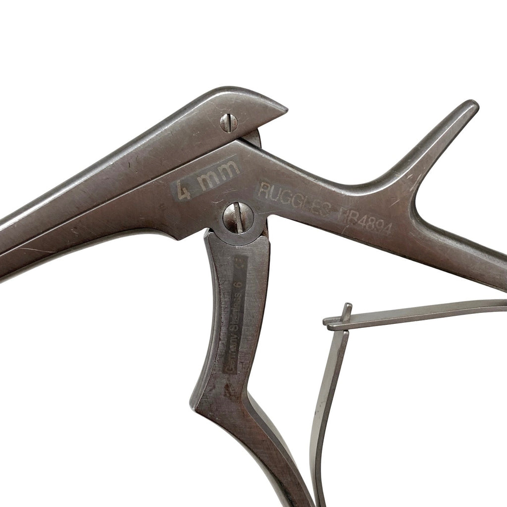 Integra Ruggles RB4894 Kerrison Rongeur 4mm 40° Up 8" Neurosurgical Micro Stealt
